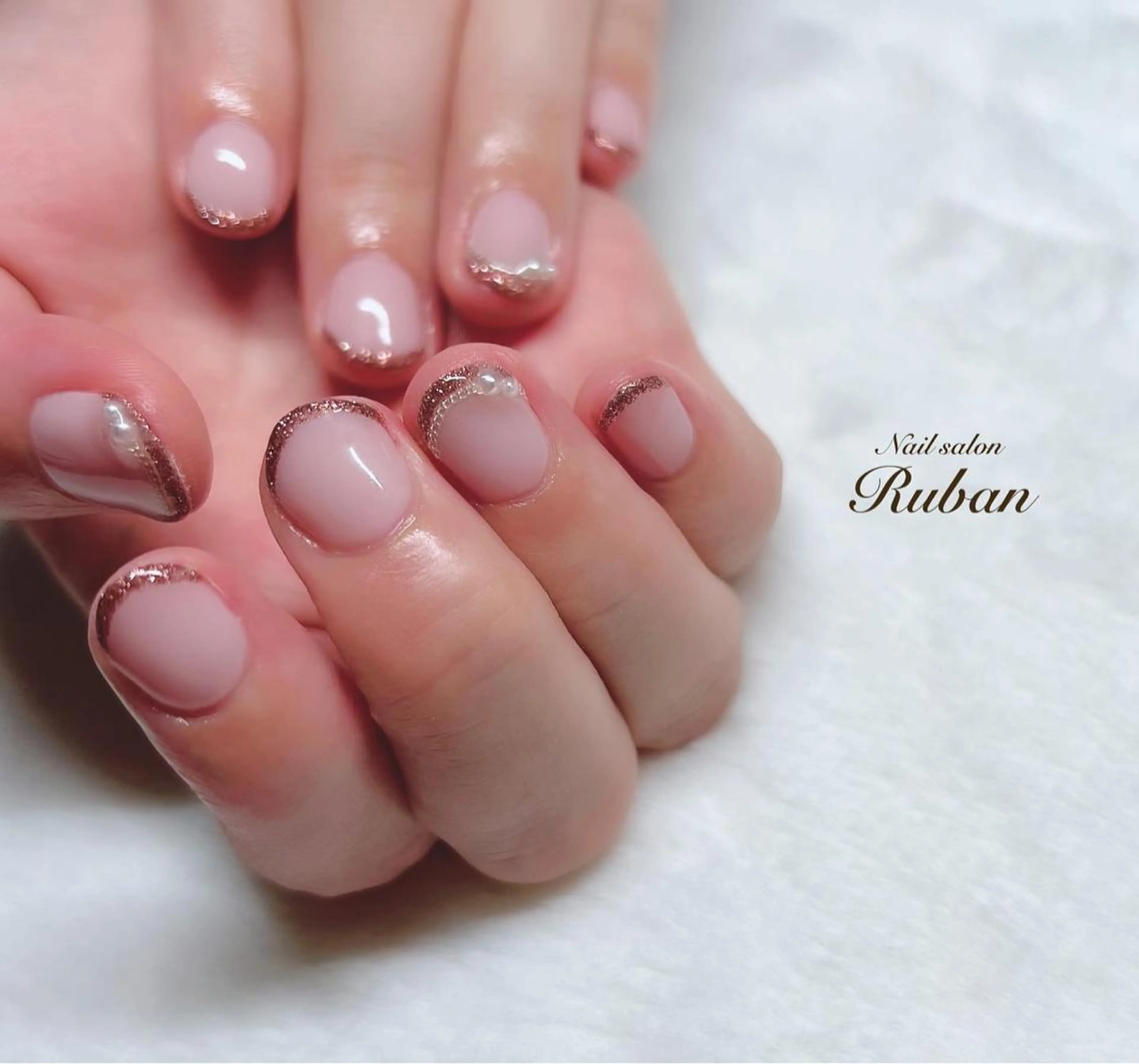 ネイル フレンチネイル Nail salon Rubanのネイルデザイン