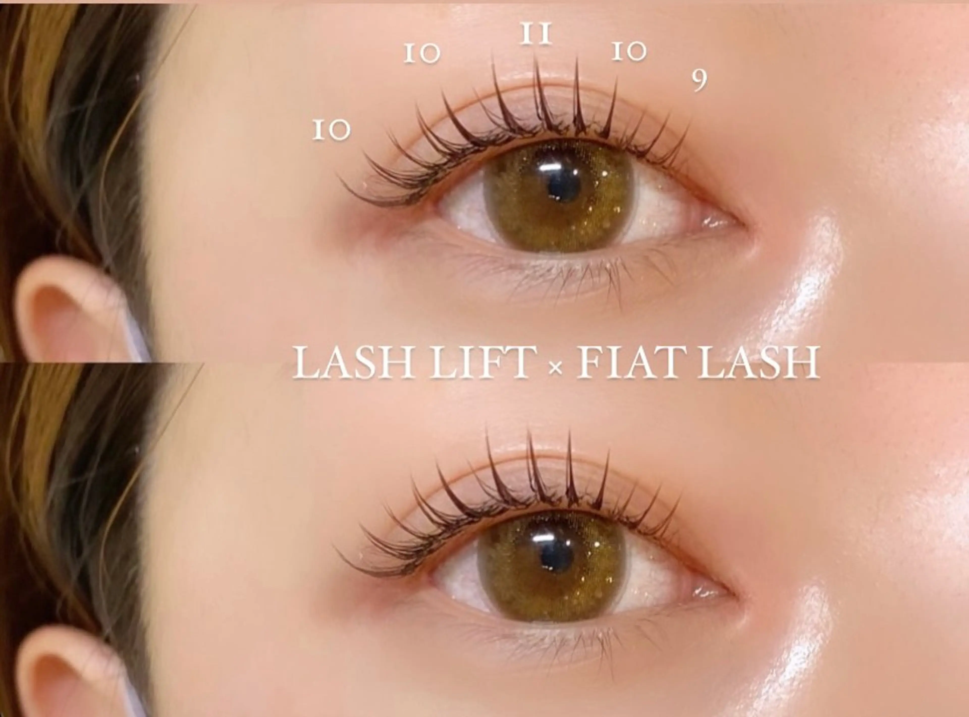 ♡立ち上げマツエク♡デザインパーマ+フラットラッシュ100本の写真