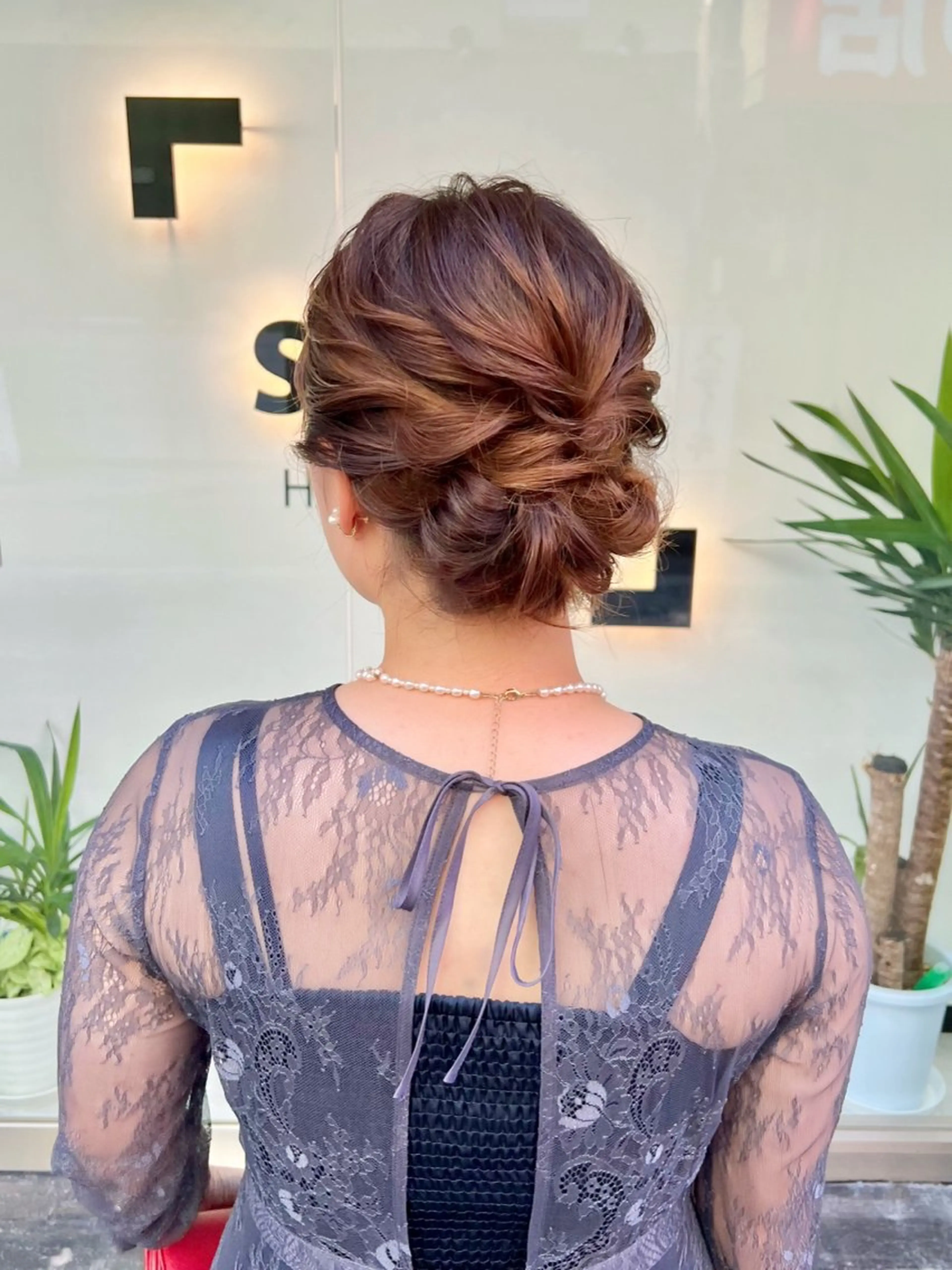 ミディアム カラー ヘアアレンジ 「sumi」 AMIのヘアスタイル