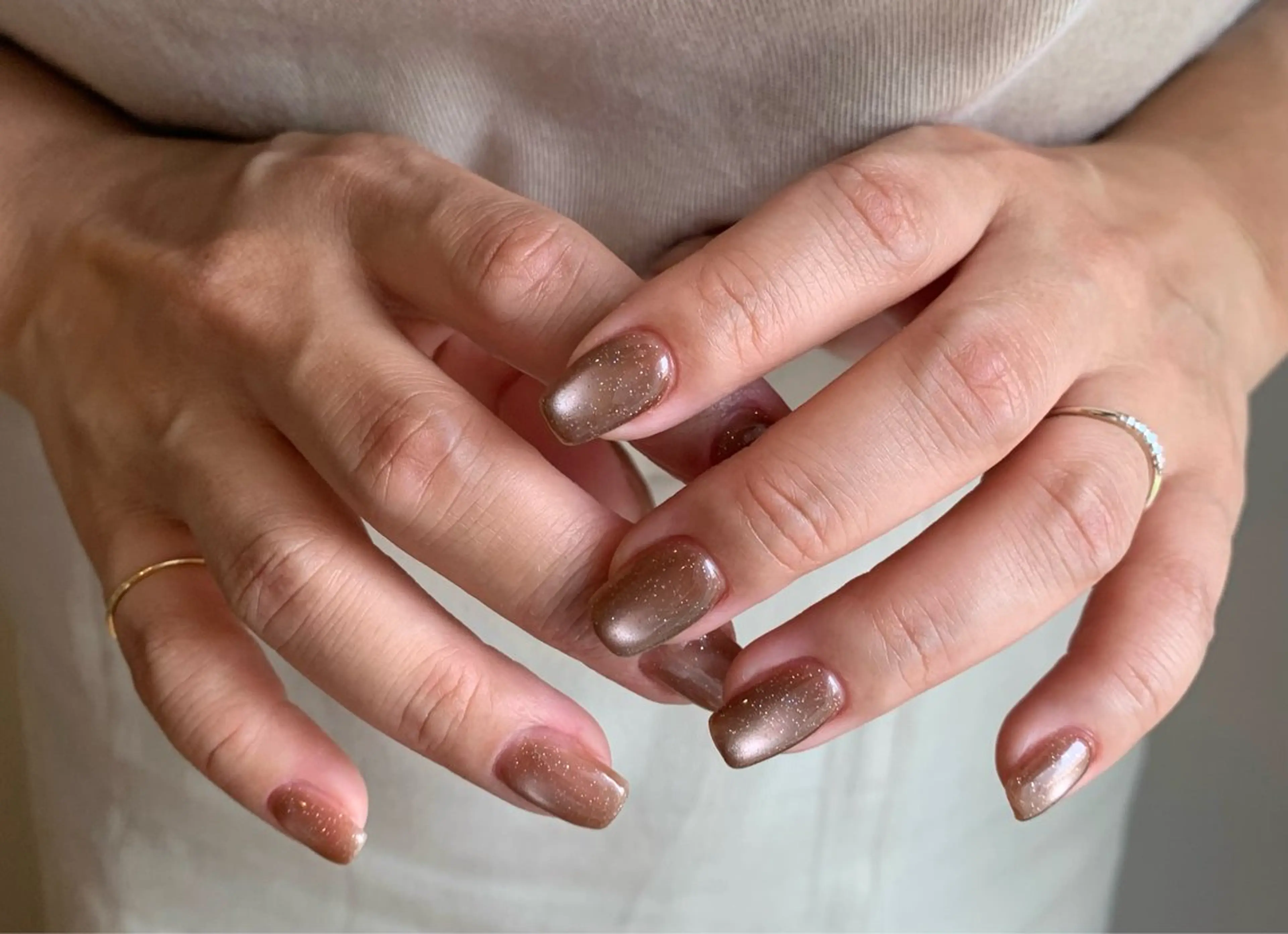 ネイル フラッシュネイル マグネットネイル ニュアンスネイル オフィスネイル ショートネイル sufu. nail YUKIのネイルデザイン