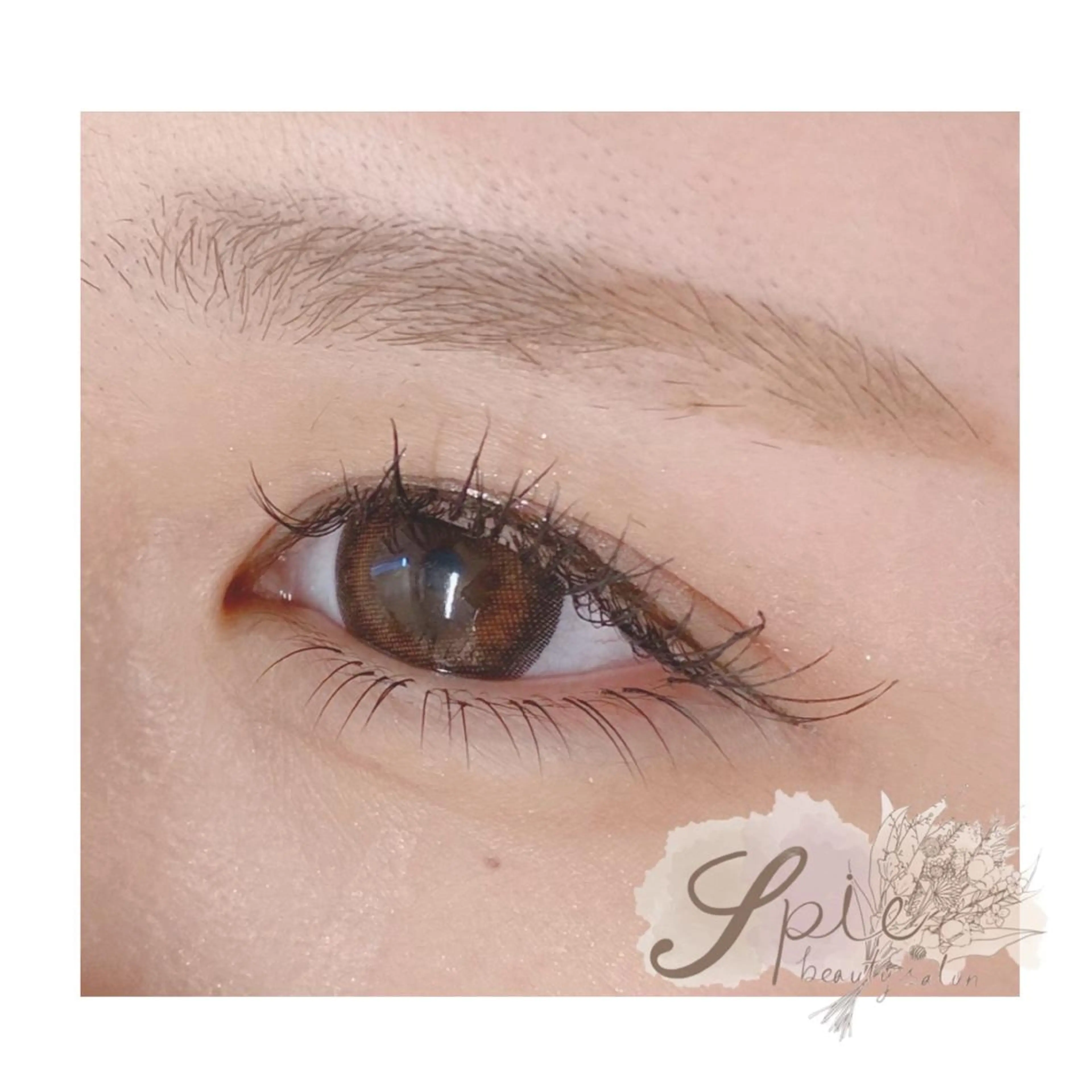 マツエク・マツパ 目尻長め 下まつげエクステ Eyelist nakaseのマツエク・マツパデザイン