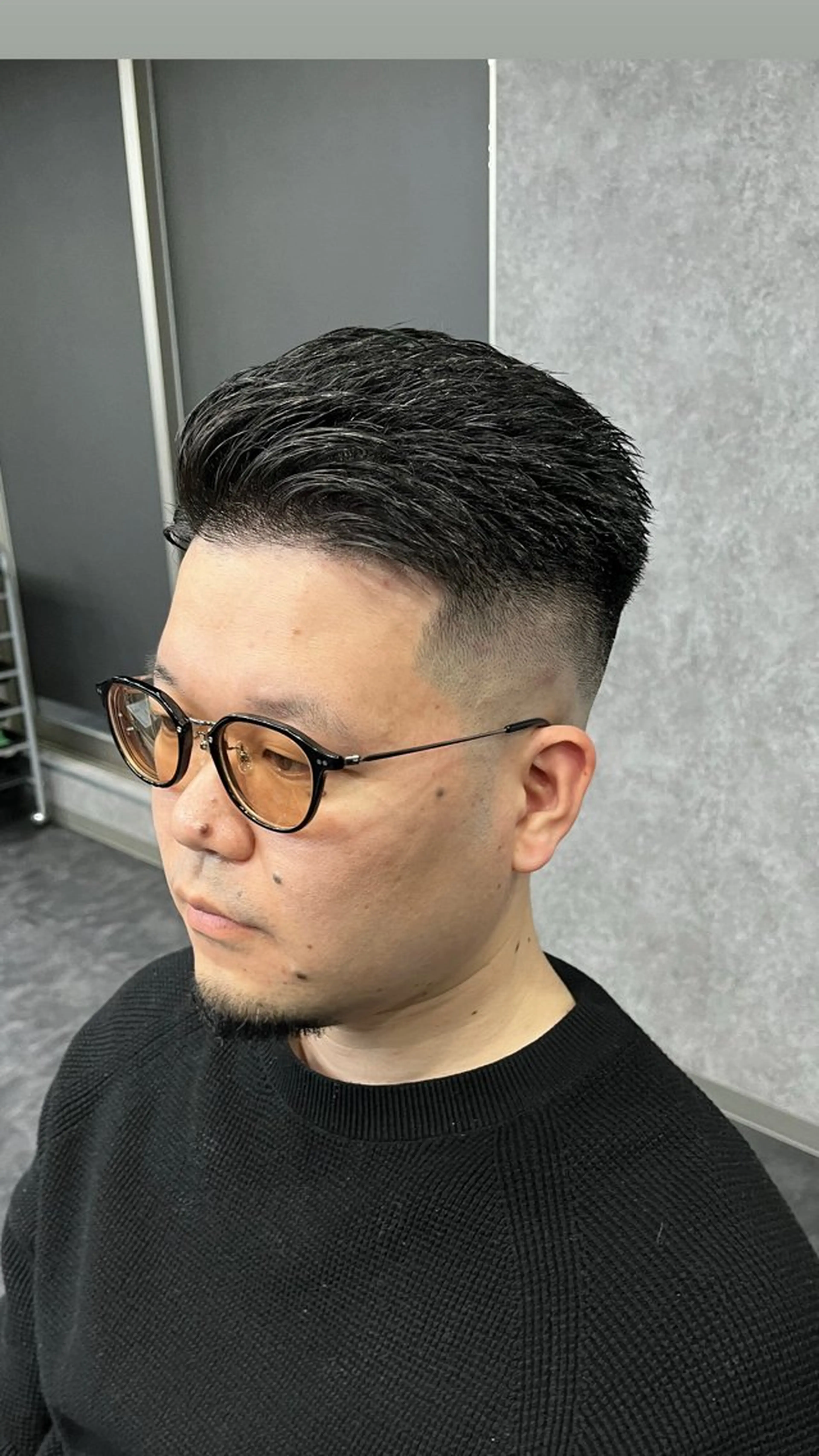 ショート メンズ カット トリートメント ヘッドスパ ヘアセット メンズ特化/パーマ /フェード/洋輔のヘアスタイル