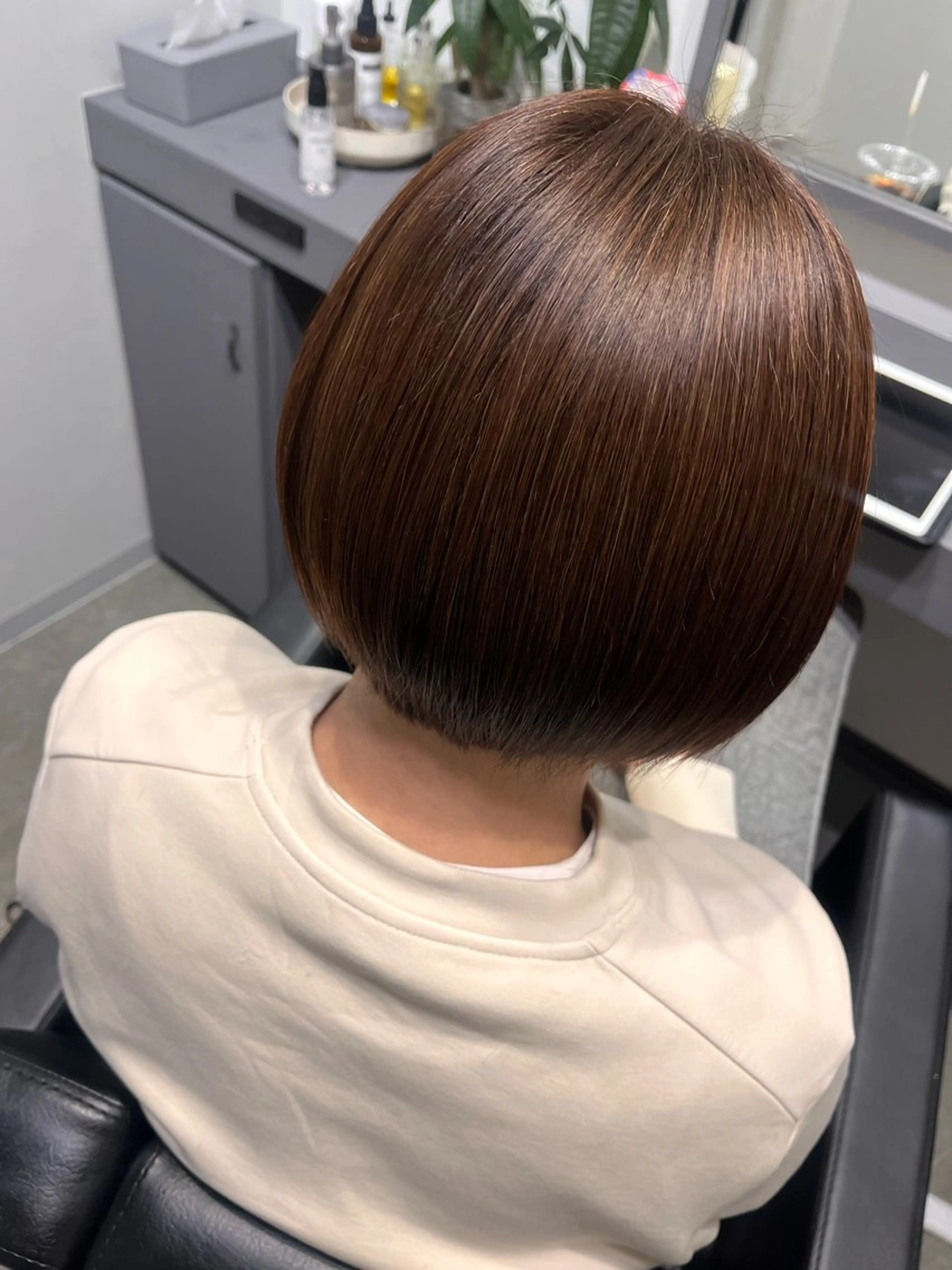 ショート カラー カット ヘアカラー トリートメント 堀越 エリのヘアスタイル