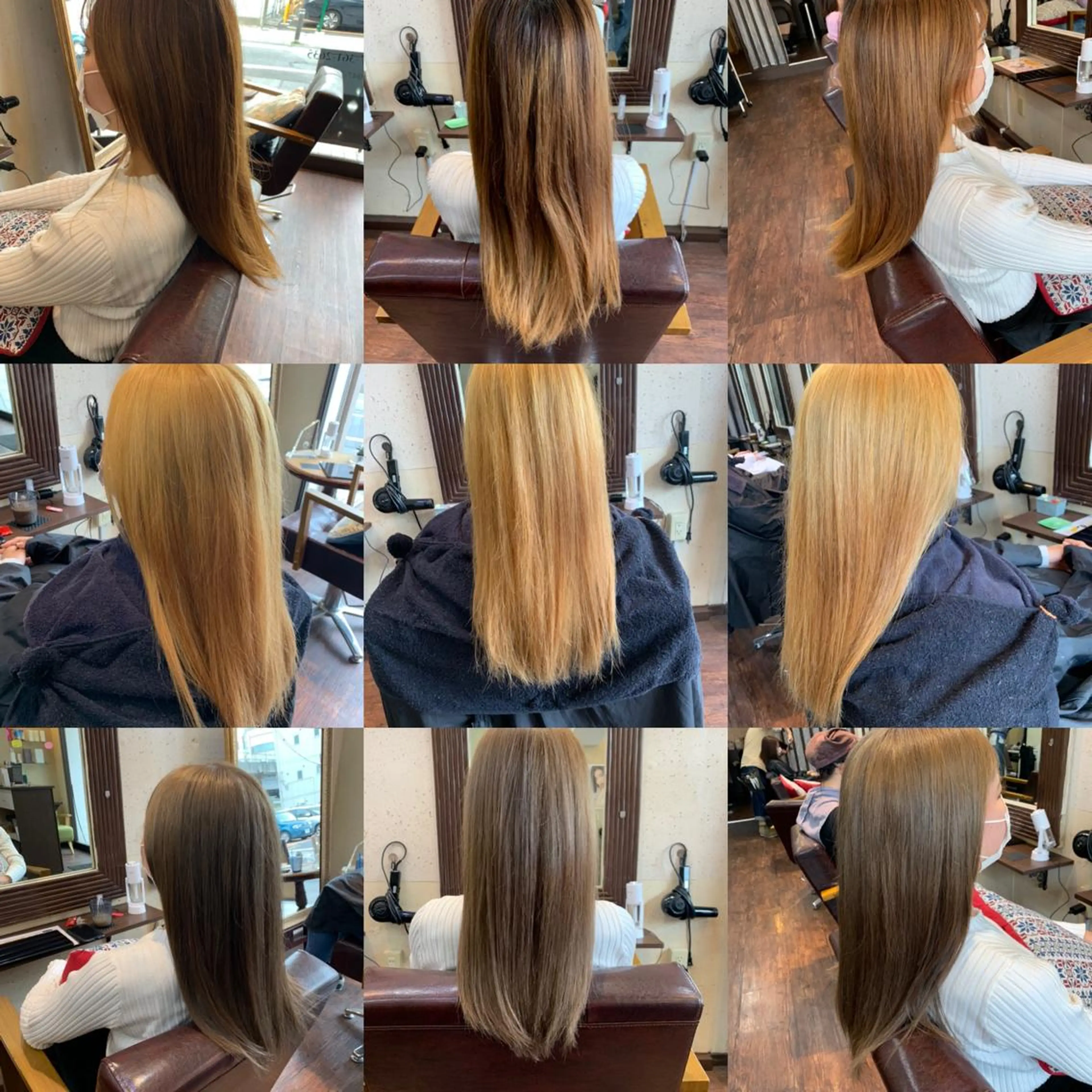 ロング カラー カット ヘアカラー トリートメント ヘッドスパ 木村 瞬のヘアスタイル