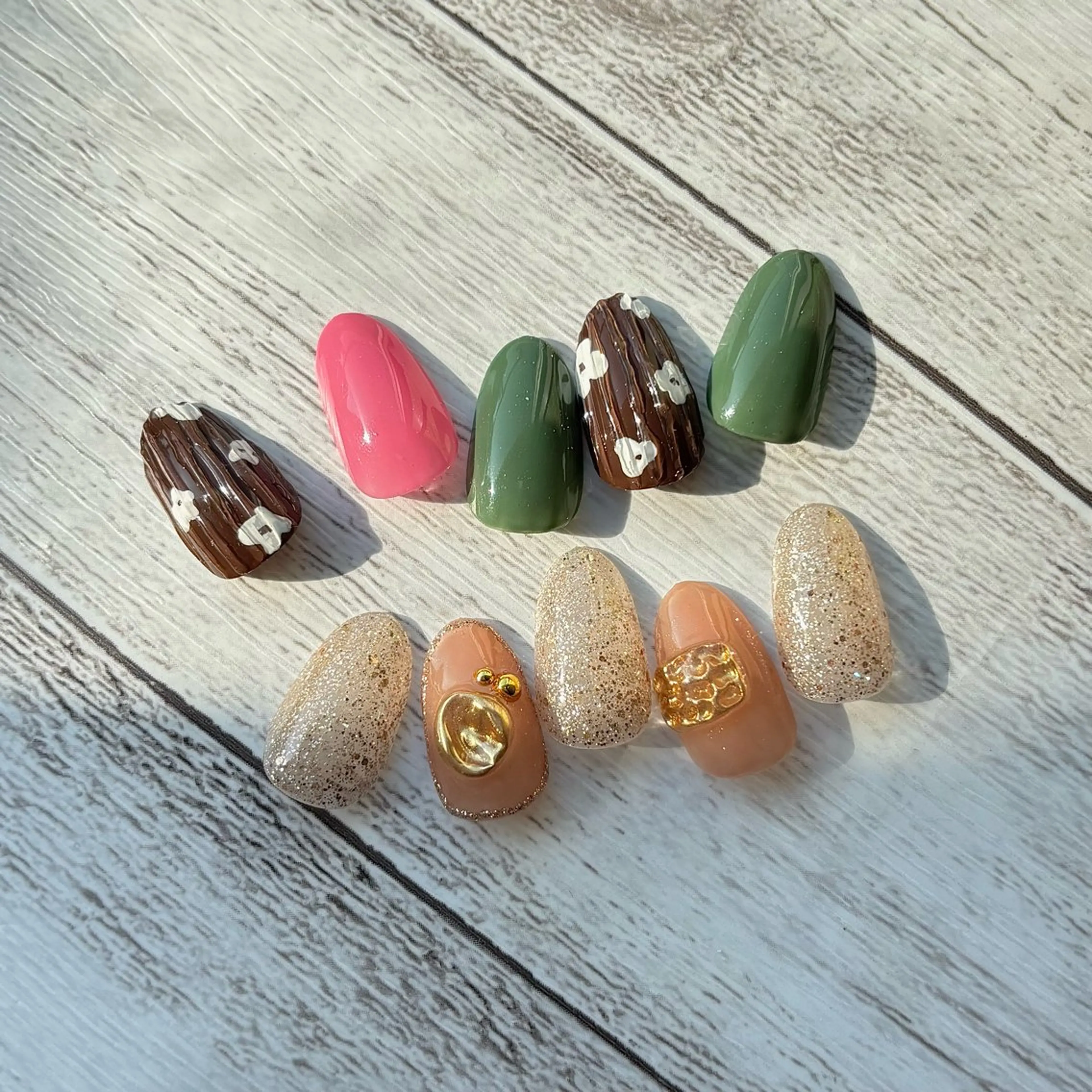 ネイル ハンドネイル Nailsalon BLOOM🌷 山崎のネイルデザイン