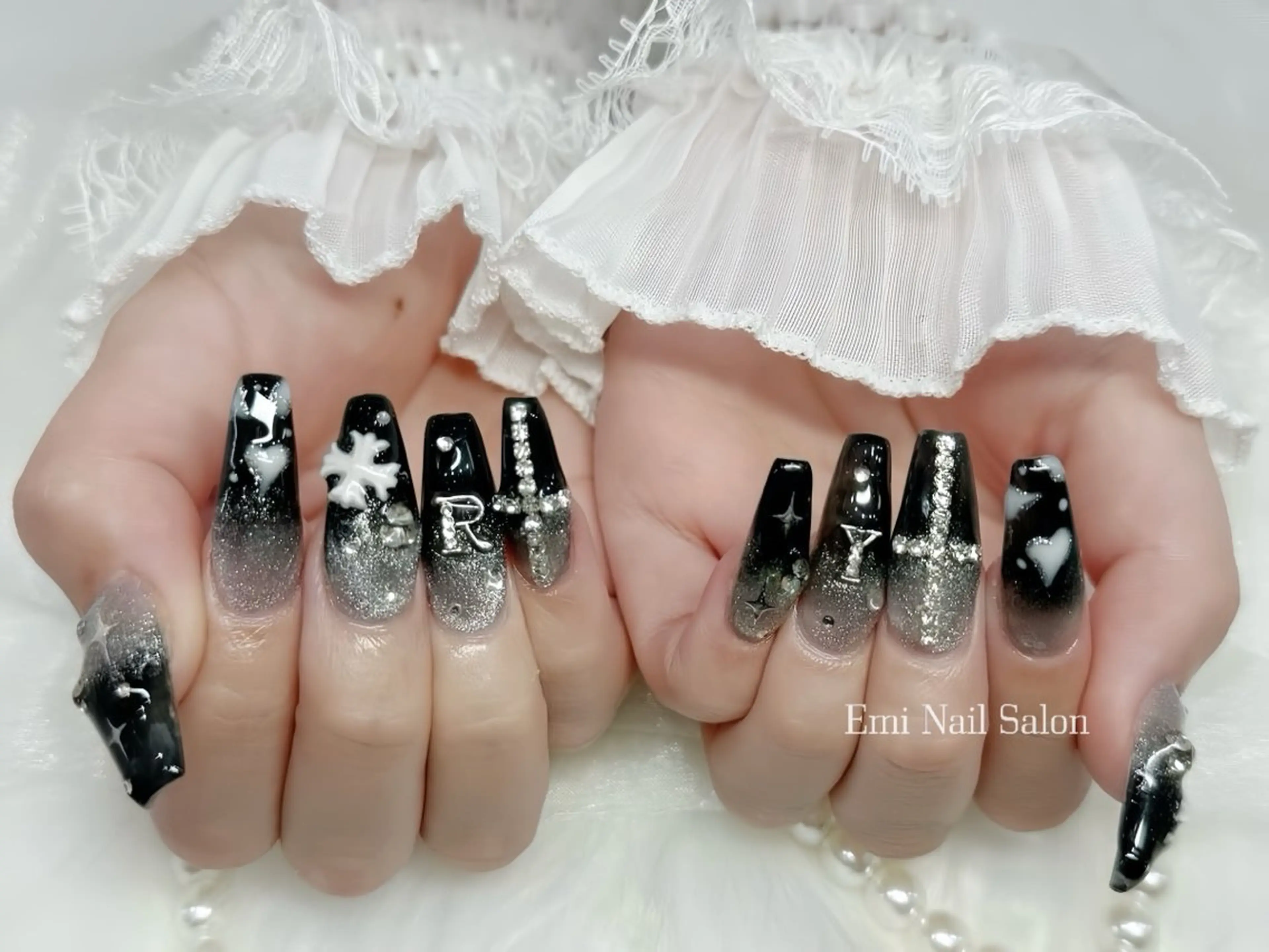 ネイル アートネイル ジェルネイル ネイルチップ Rin Nail 新大久保店のネイルデザイン