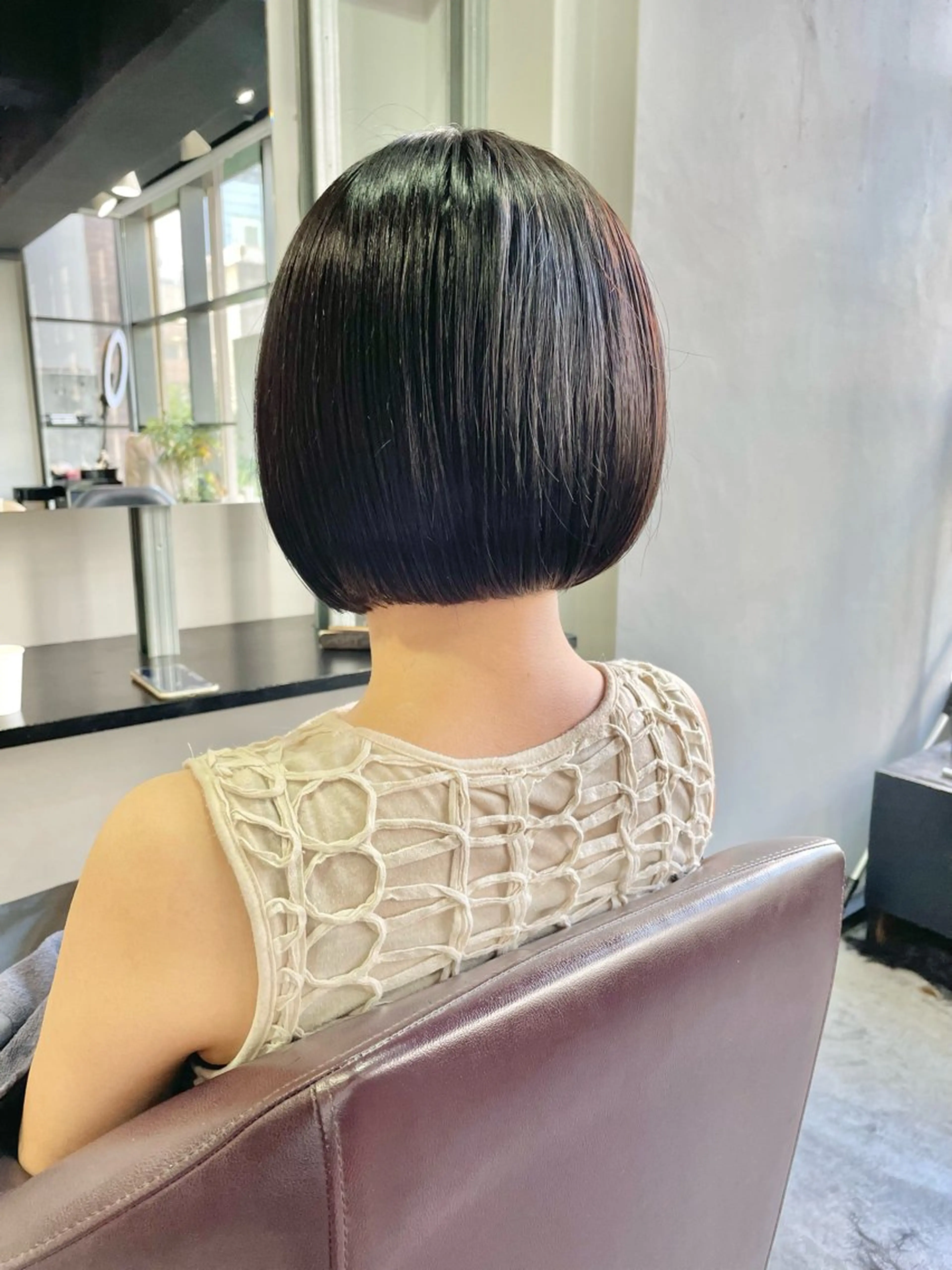 ショート カラー カット ヘアカラー トリートメント Ms.CHARM【ミズチャーム】所属・韓国/レイヤーカット 顔周り/廣瀬達哉のヘアスタイル