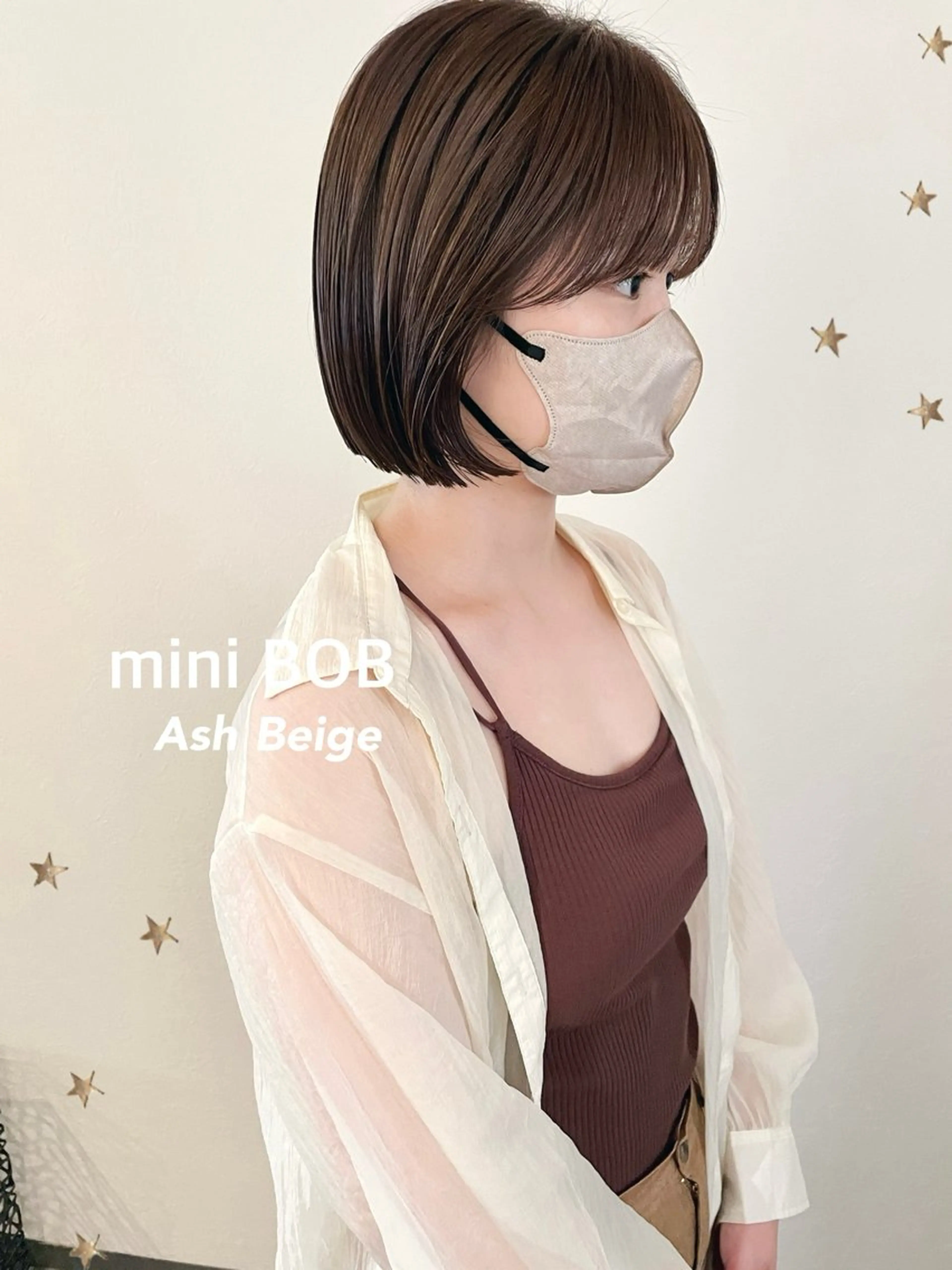 ショート カラー カット ヘアカラー 市川 千夏のヘアスタイル