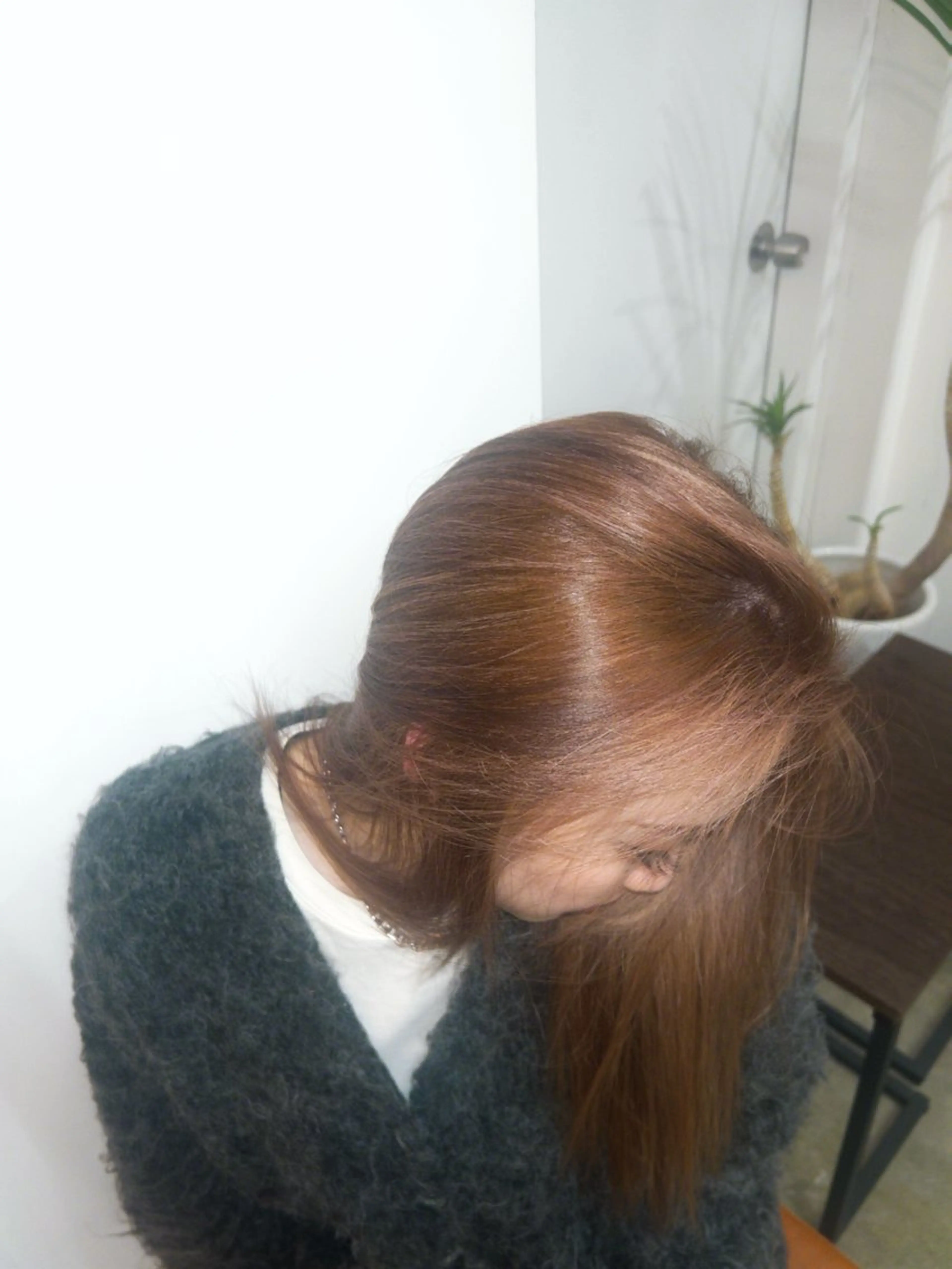 ロング カラー ピンクカラー 湯浅 美玖のヘアスタイル