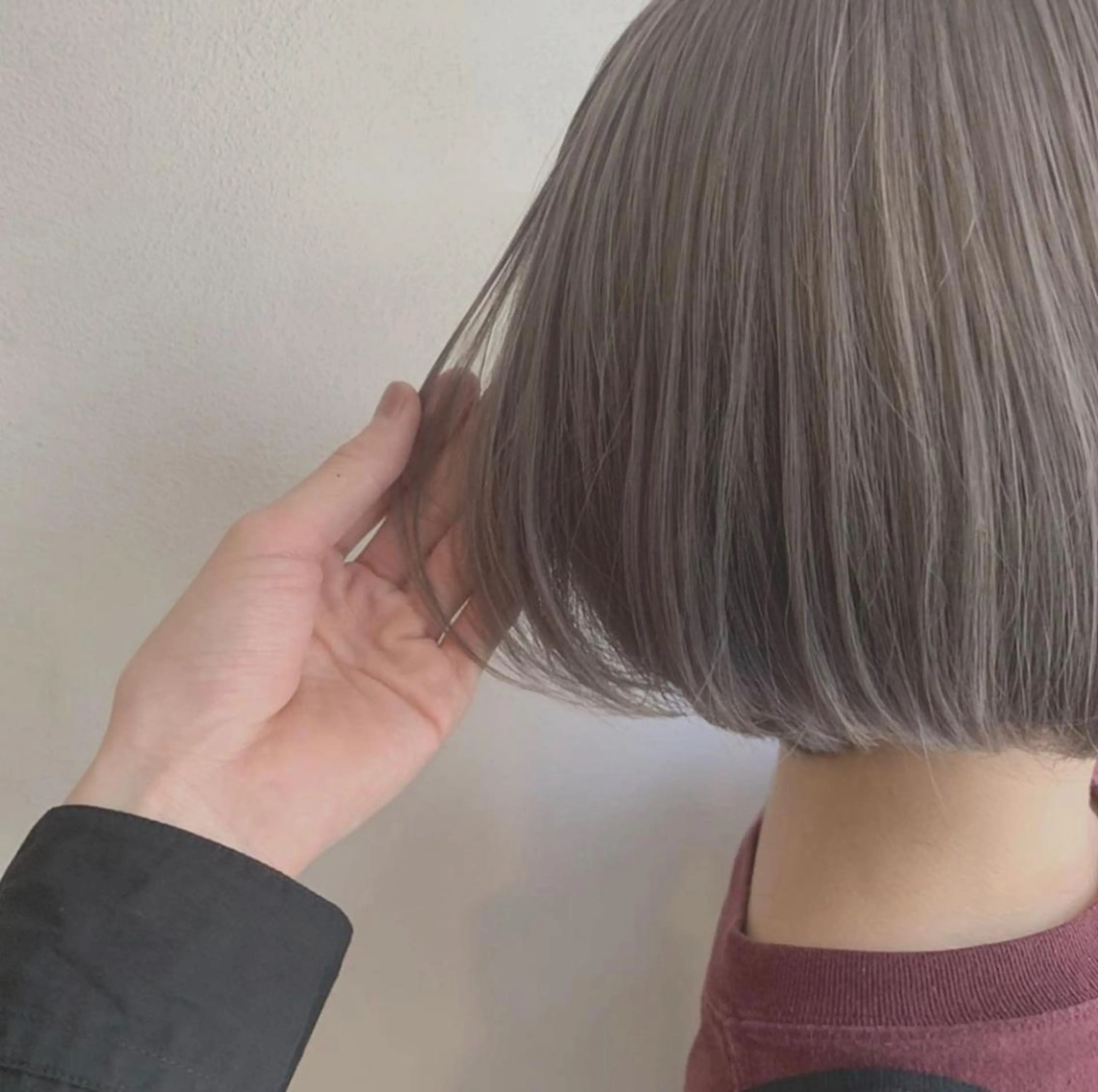 ショート カラー カット ヘアカラー 縮毛矯正 le. pidorgeのヘアスタイル