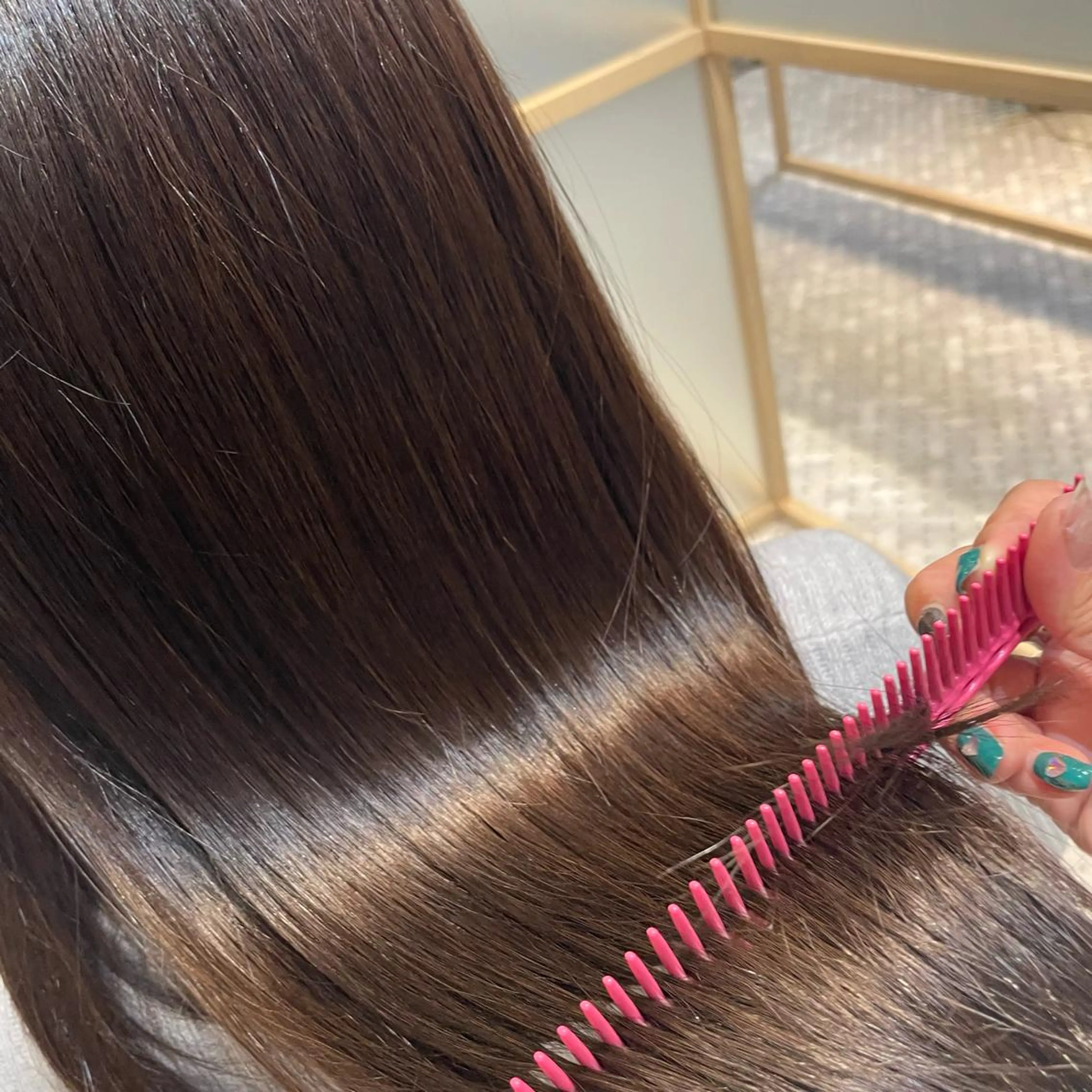 ロング カラー ヘアアレンジ 髪質改善 トリートメント REONA🪽✨薬院 レイヤーカット🫧のヘアスタイル