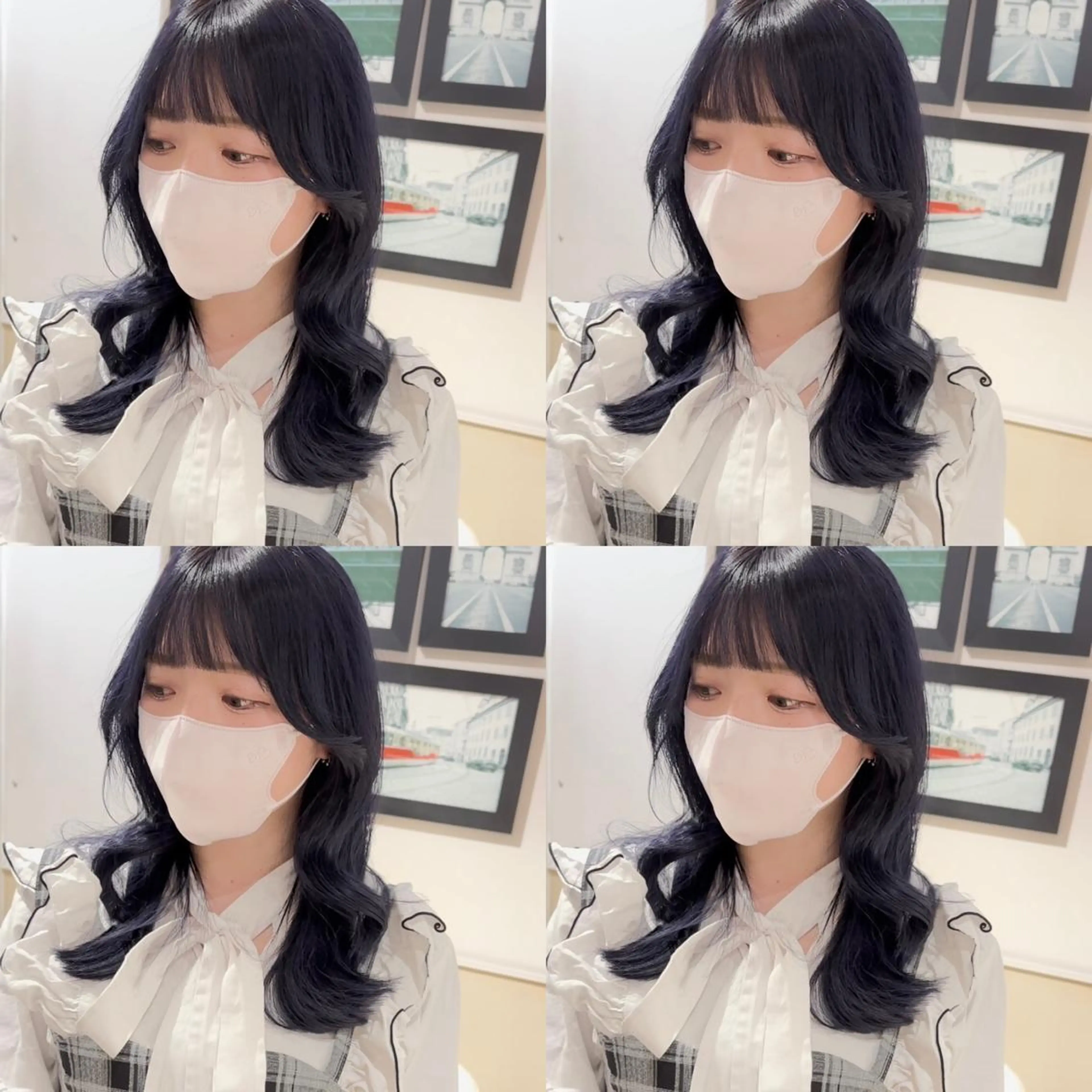 セミロング カラー ご予約 宜しくお願いします！のヘアスタイル