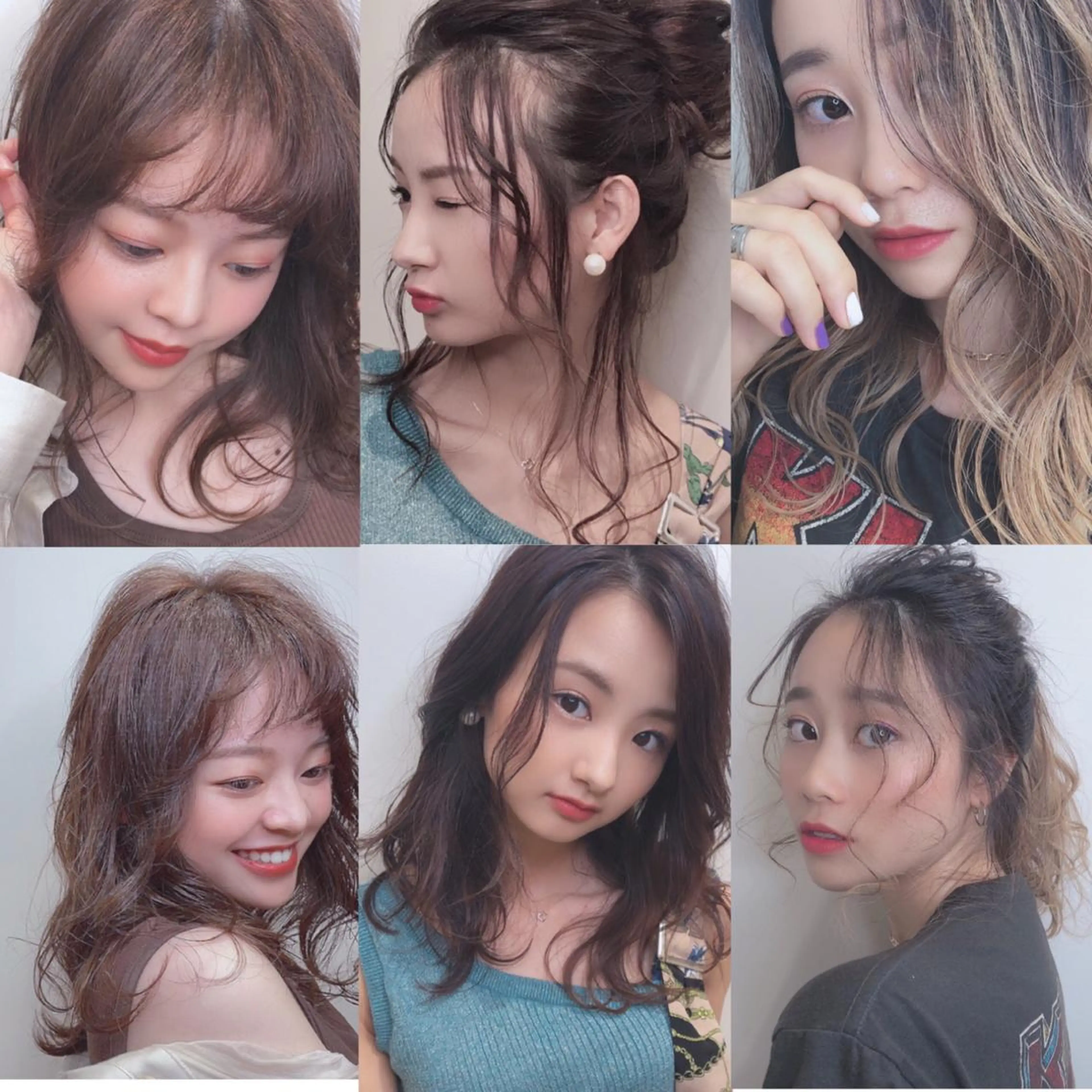 ミディアム チダアキフミ Ash大森のヘアスタイル