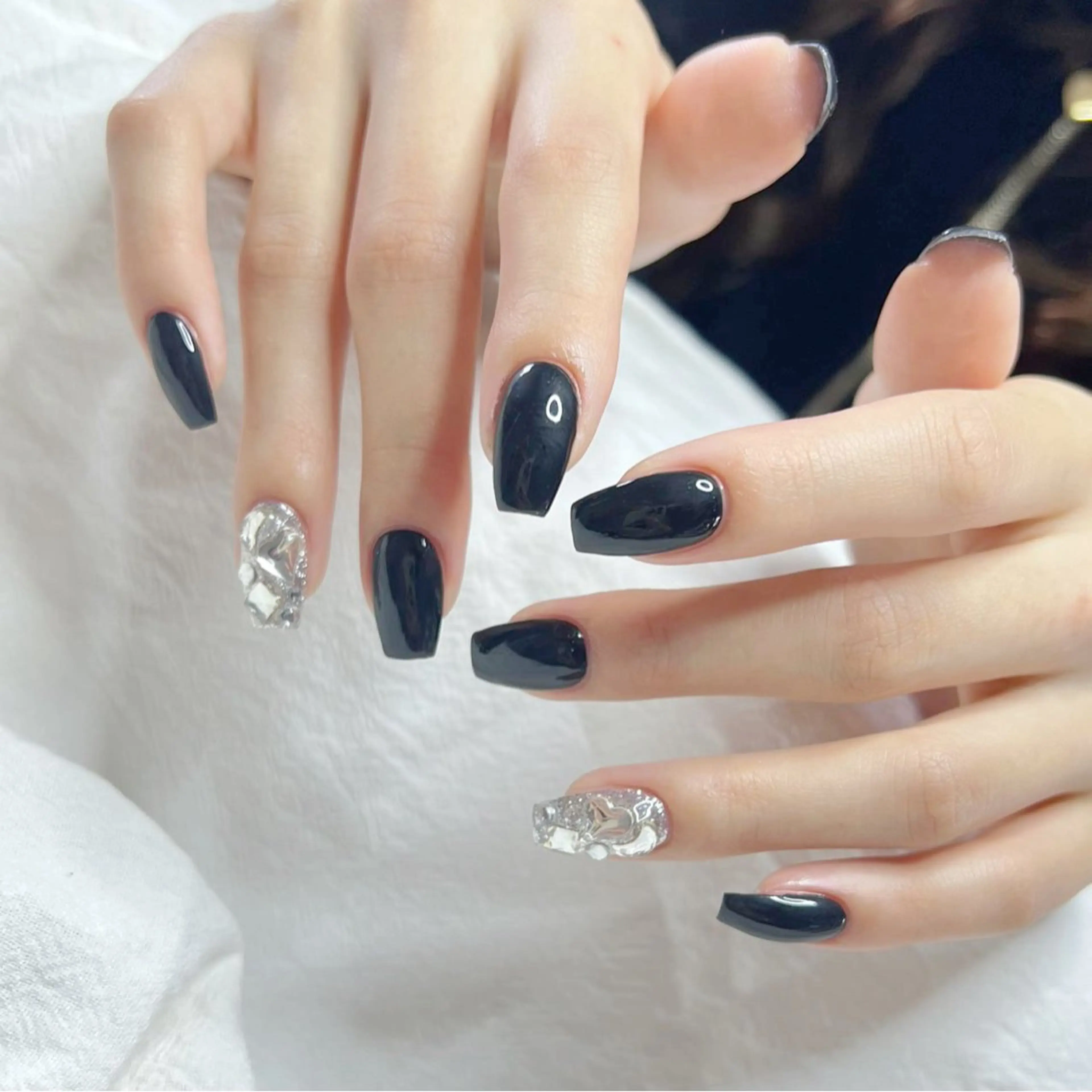 ネイル ストーンネイル 長出し専門店🎀 HARO💕Nailのネイルデザイン