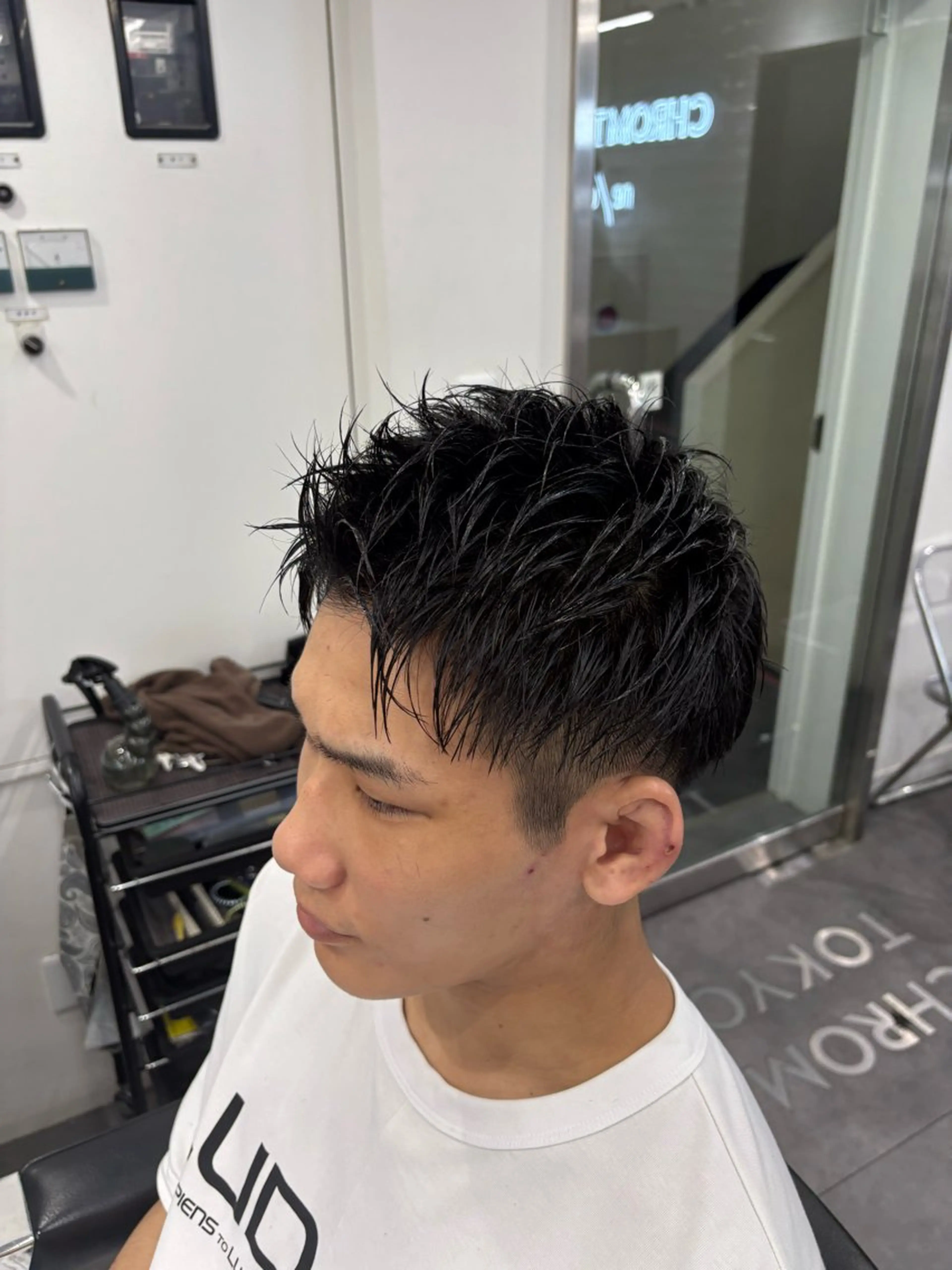 ショート メンズ カット 本間 颯太のヘアスタイル