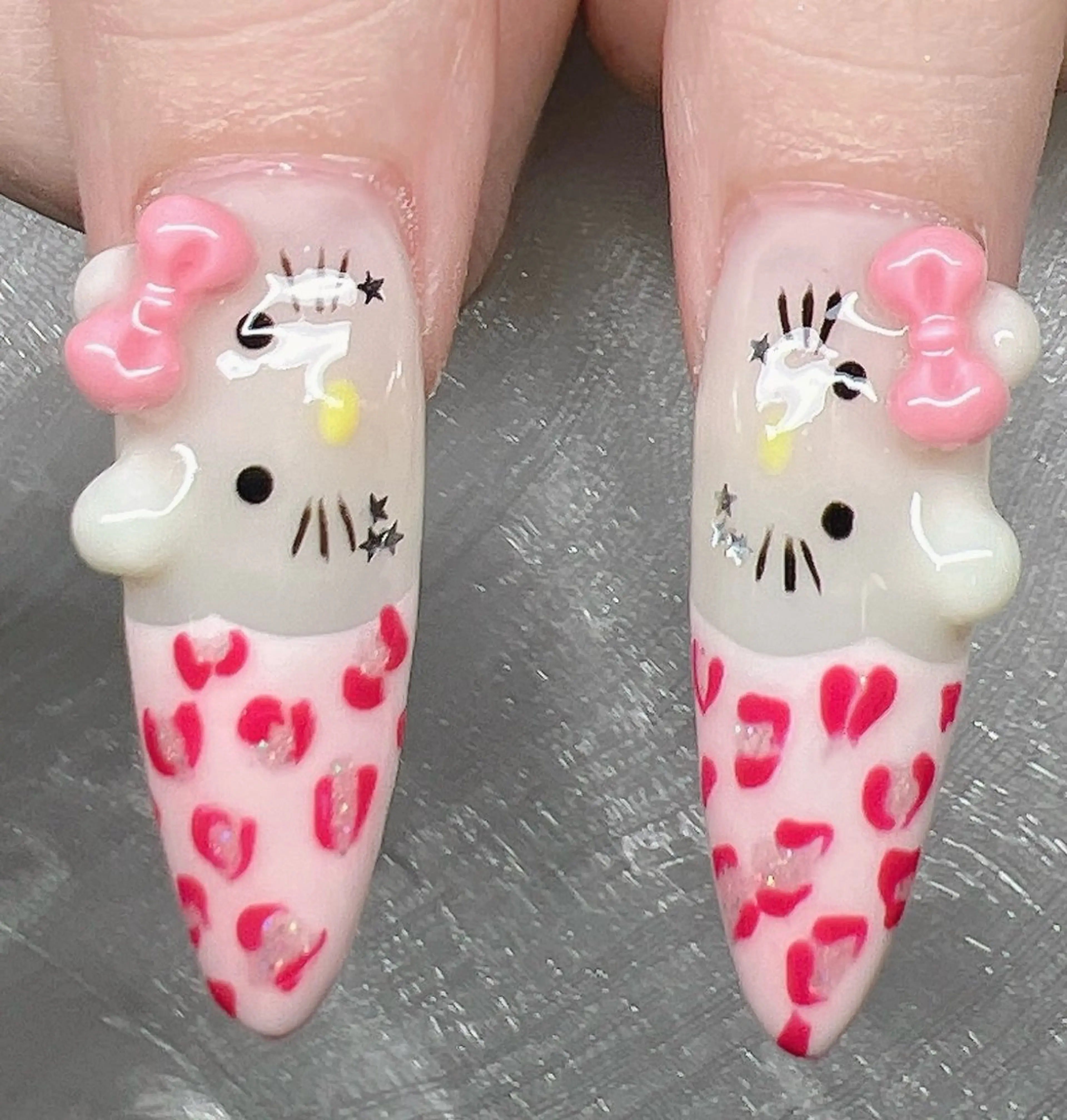 ネイル 長さ出し グラデーション キラキラネイル マグネットネイル ニュアンスネイル Lee Nails チップ長さだし専門店のネイルデザイン