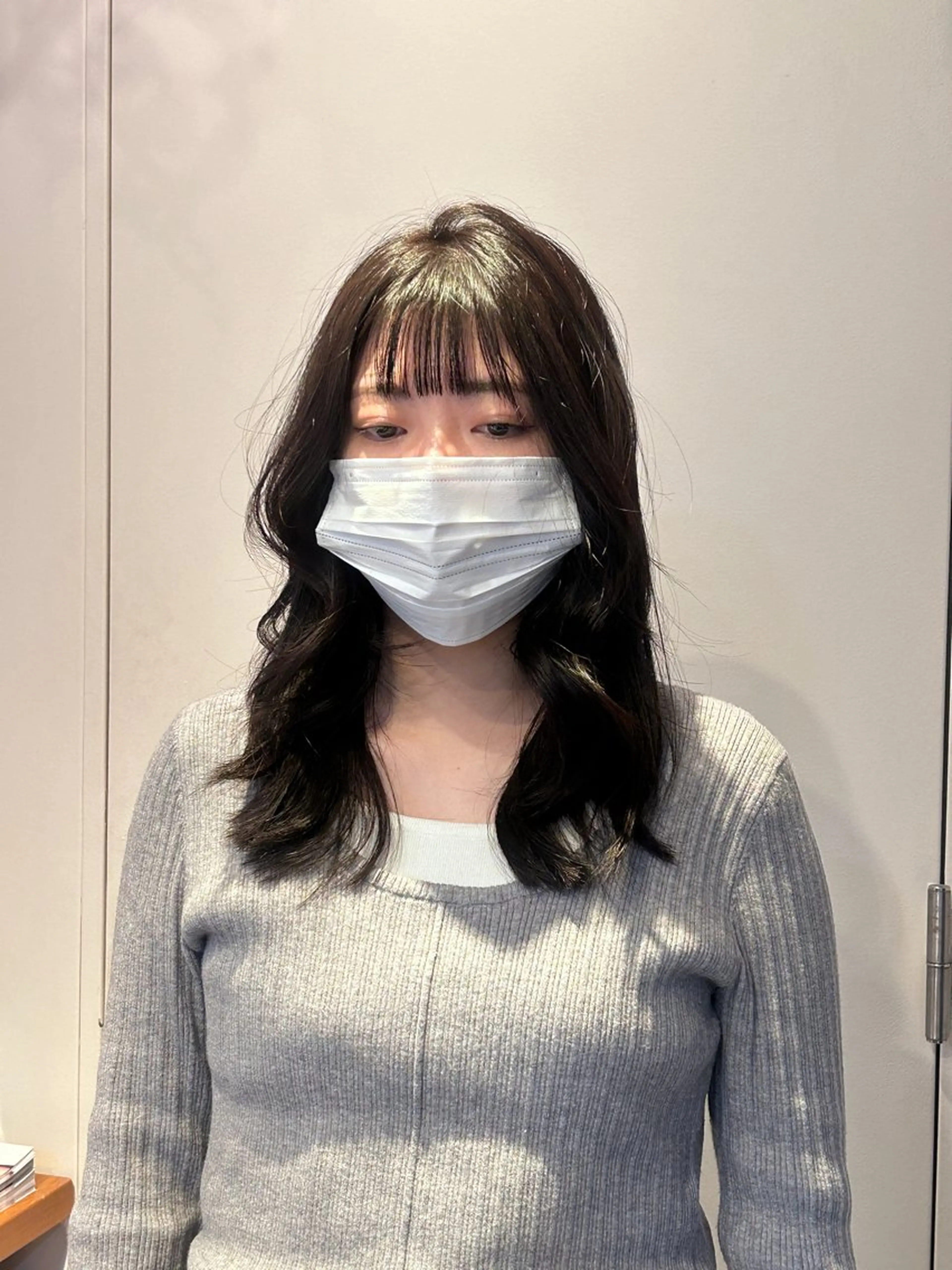 セミロング カラー カット ヘアカラー トリートメント ナチュラル大人っぽい スタイル　MAORIのヘアスタイル