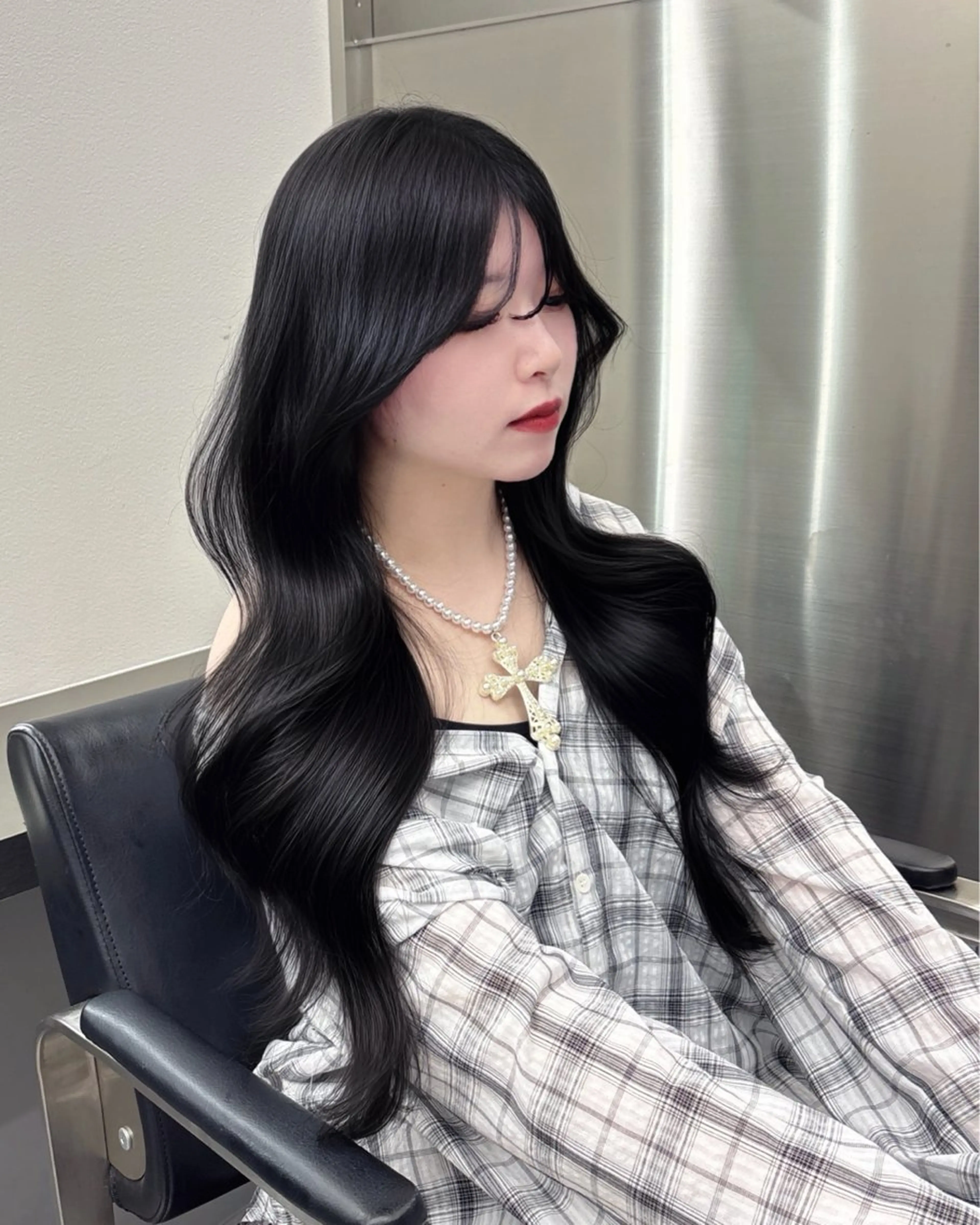 ロング カラー ⛓ワンホンレイヤー 🥀🖤/あいりのヘアスタイル