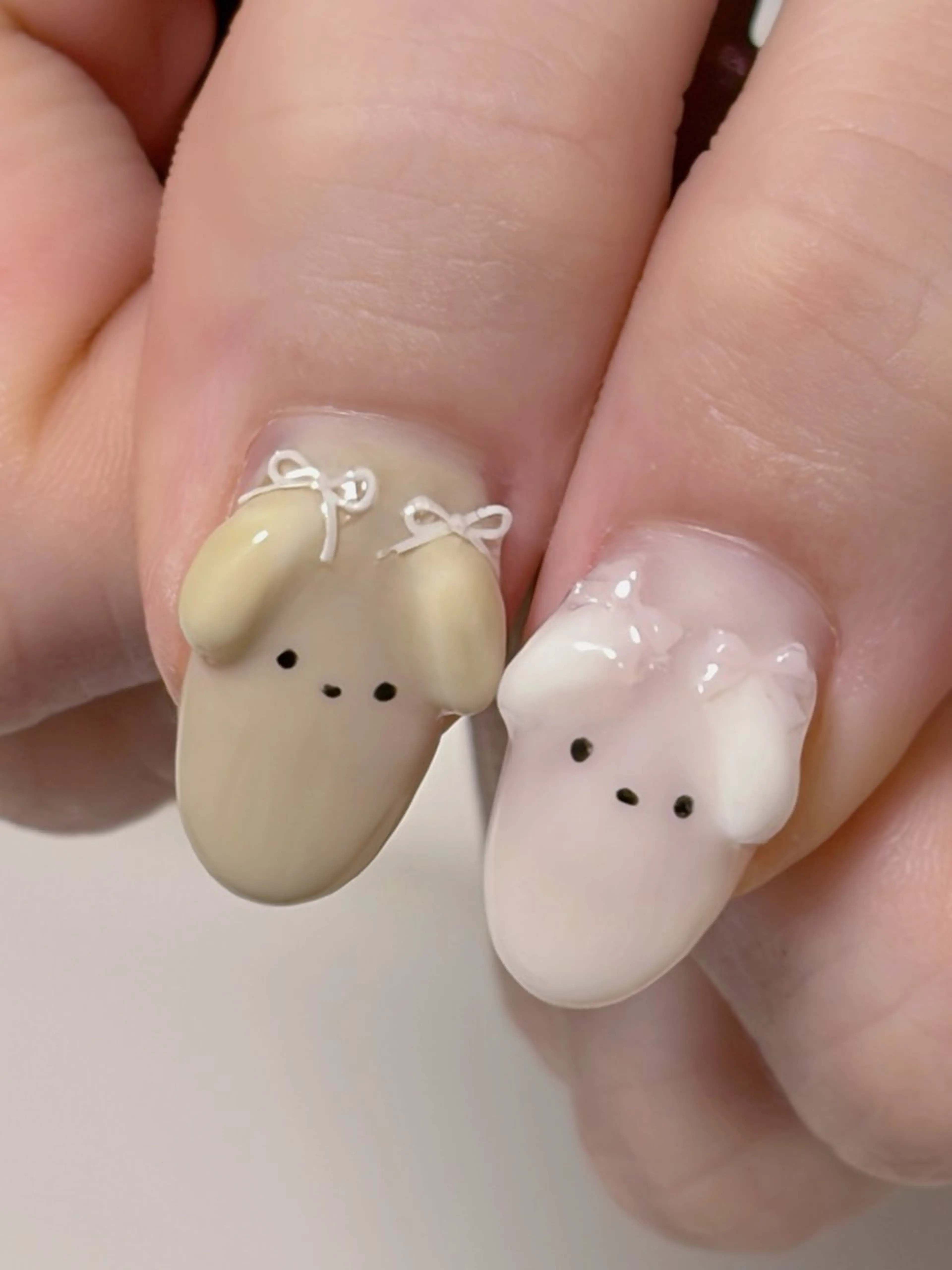 ネイル ガーリー 韓国ネイル ハンドネイル haku mioのネイルデザイン