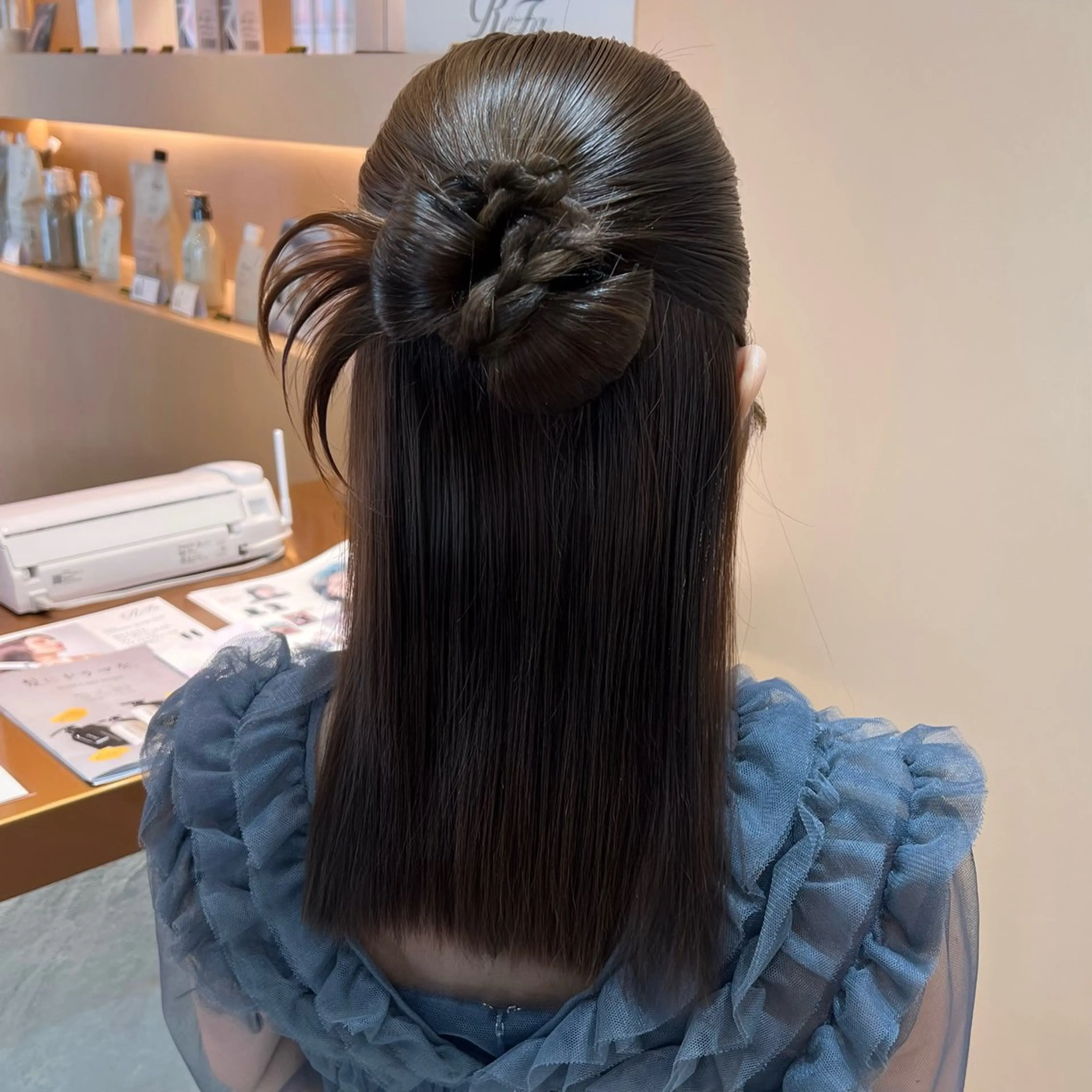 セミロング ヘアアレンジ ✨カチモリ✨レイヤー 韓国ヘア🇰🇷ゆいのヘアスタイル