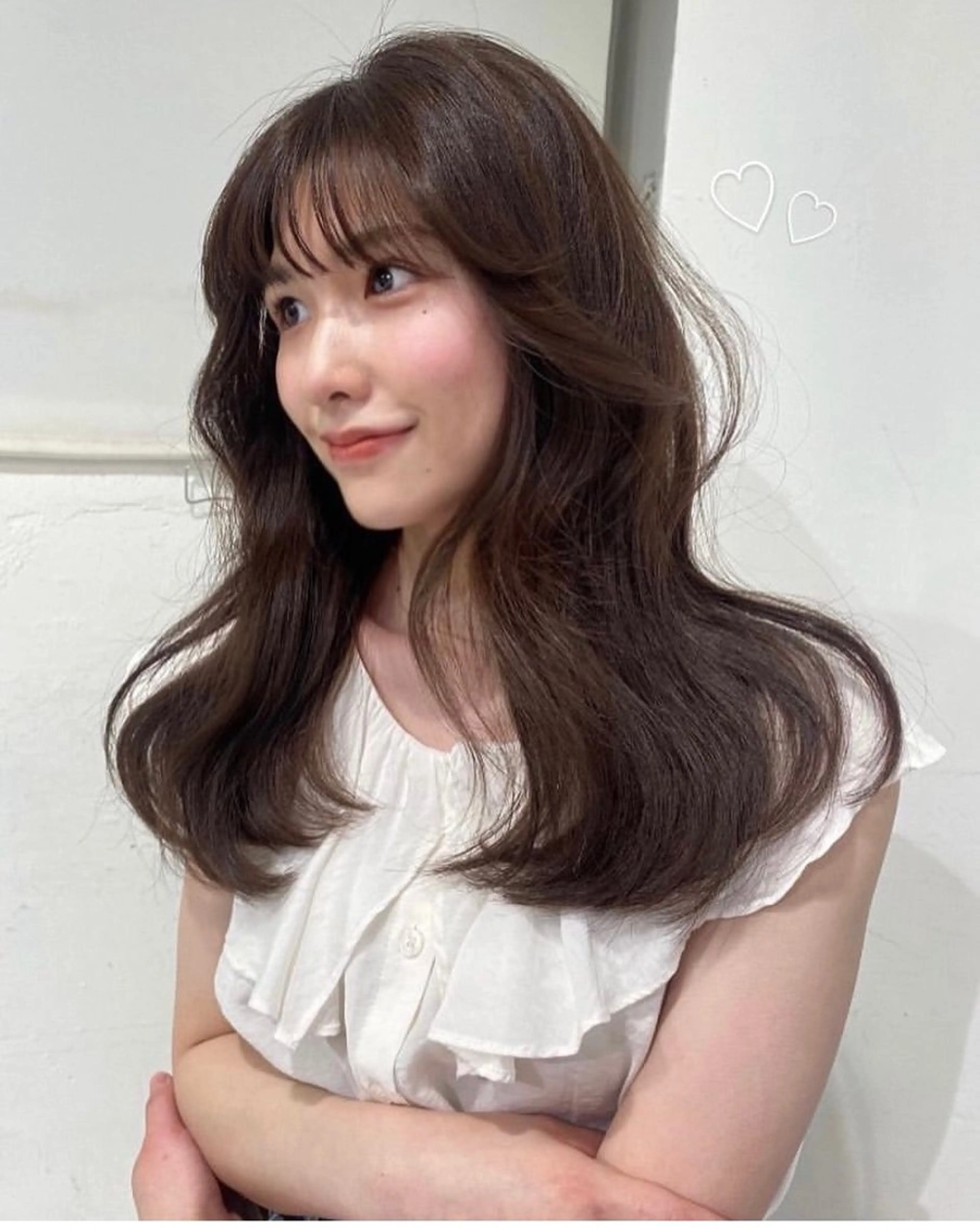 カラー RISAKO 艶髪モテヘア🎀府中のヘアスタイル