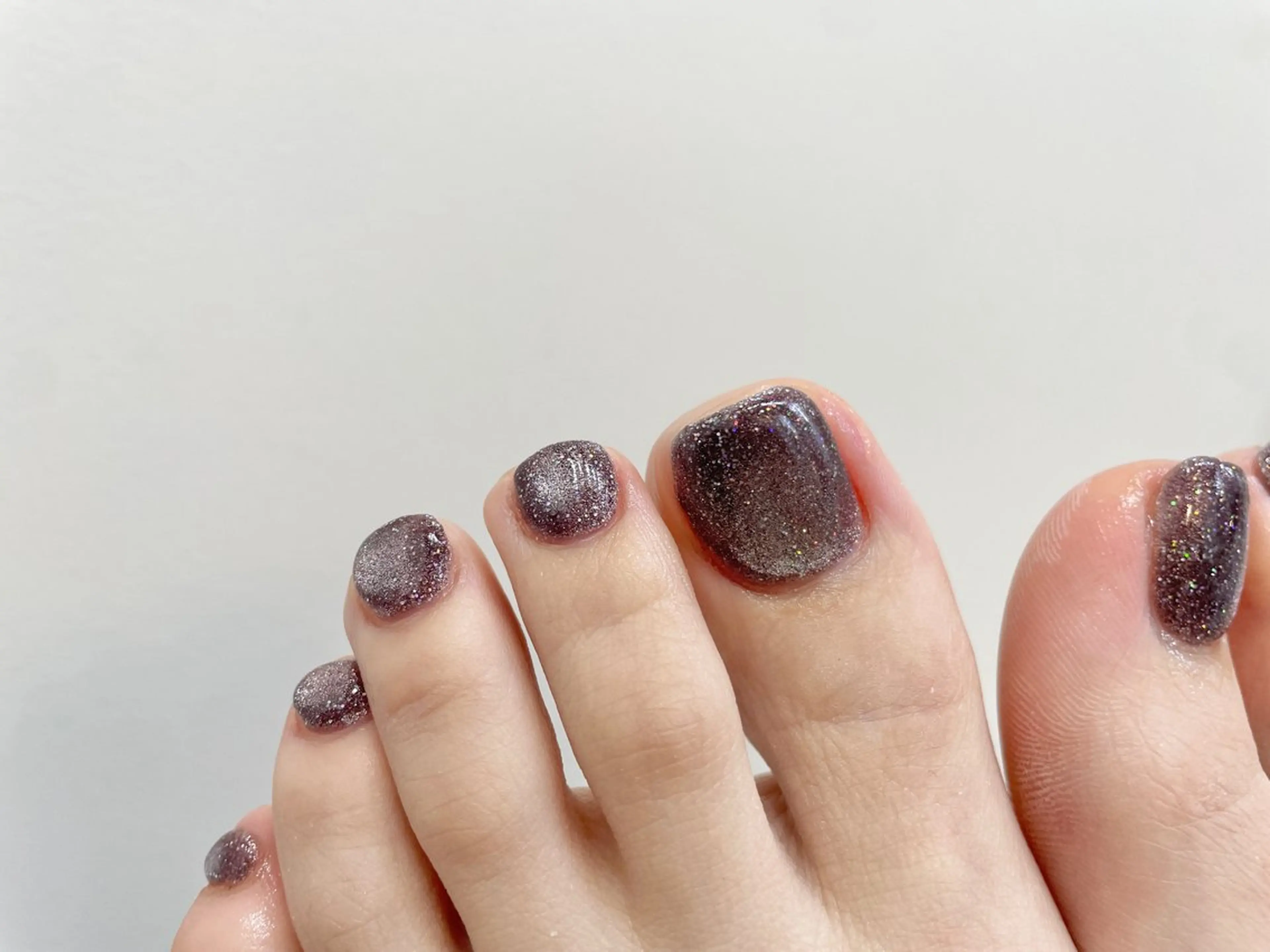 ネイル フラッシュネイル フットネイル グリーン 氷ネイル・うるうるネイル 韓国ネイル フットネイル 園田 ソノダのネイルデザイン