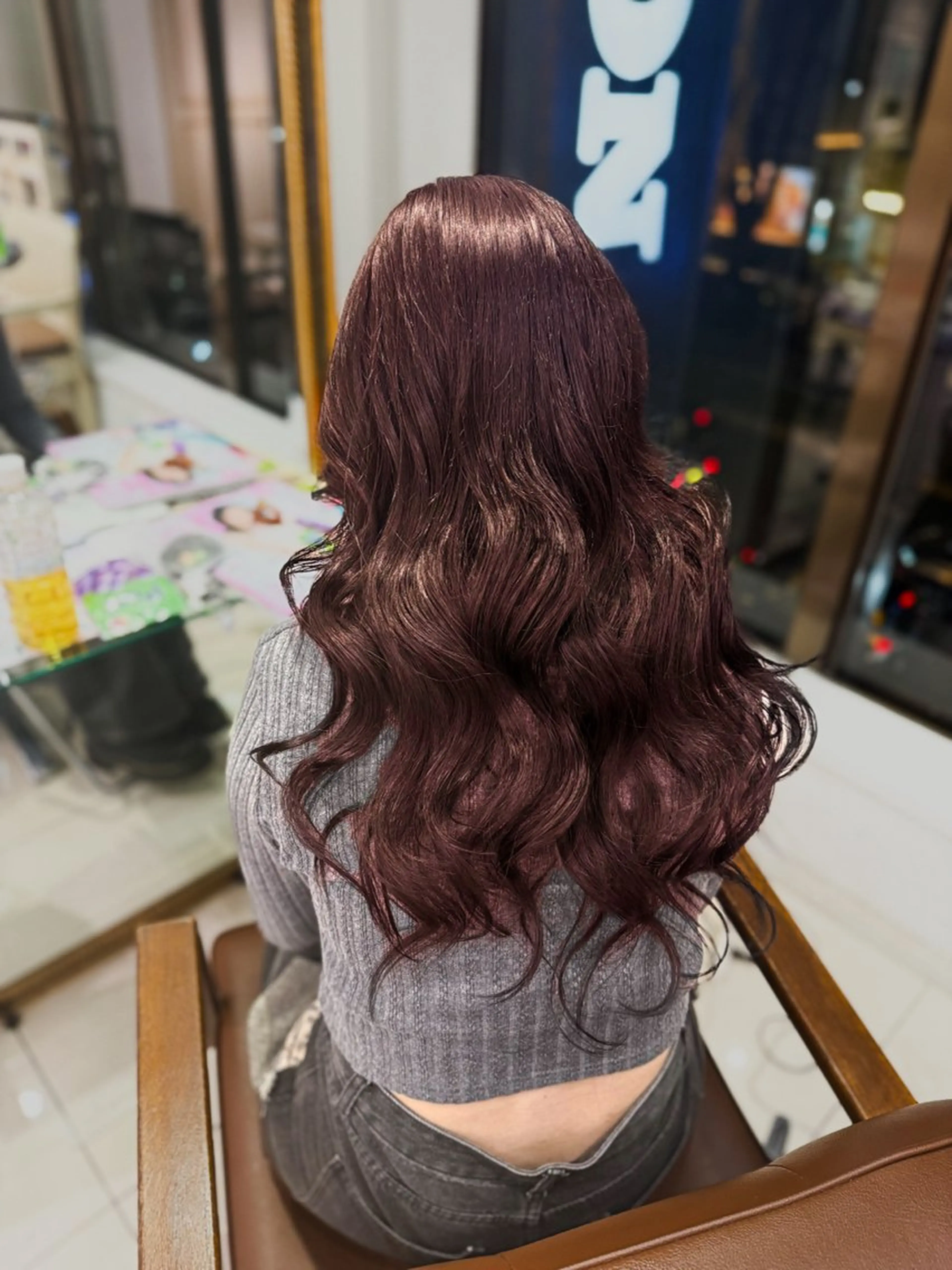 ロング エクステ ロング 髪質改善”透け感" カラー/Hono🪞のヘアスタイル