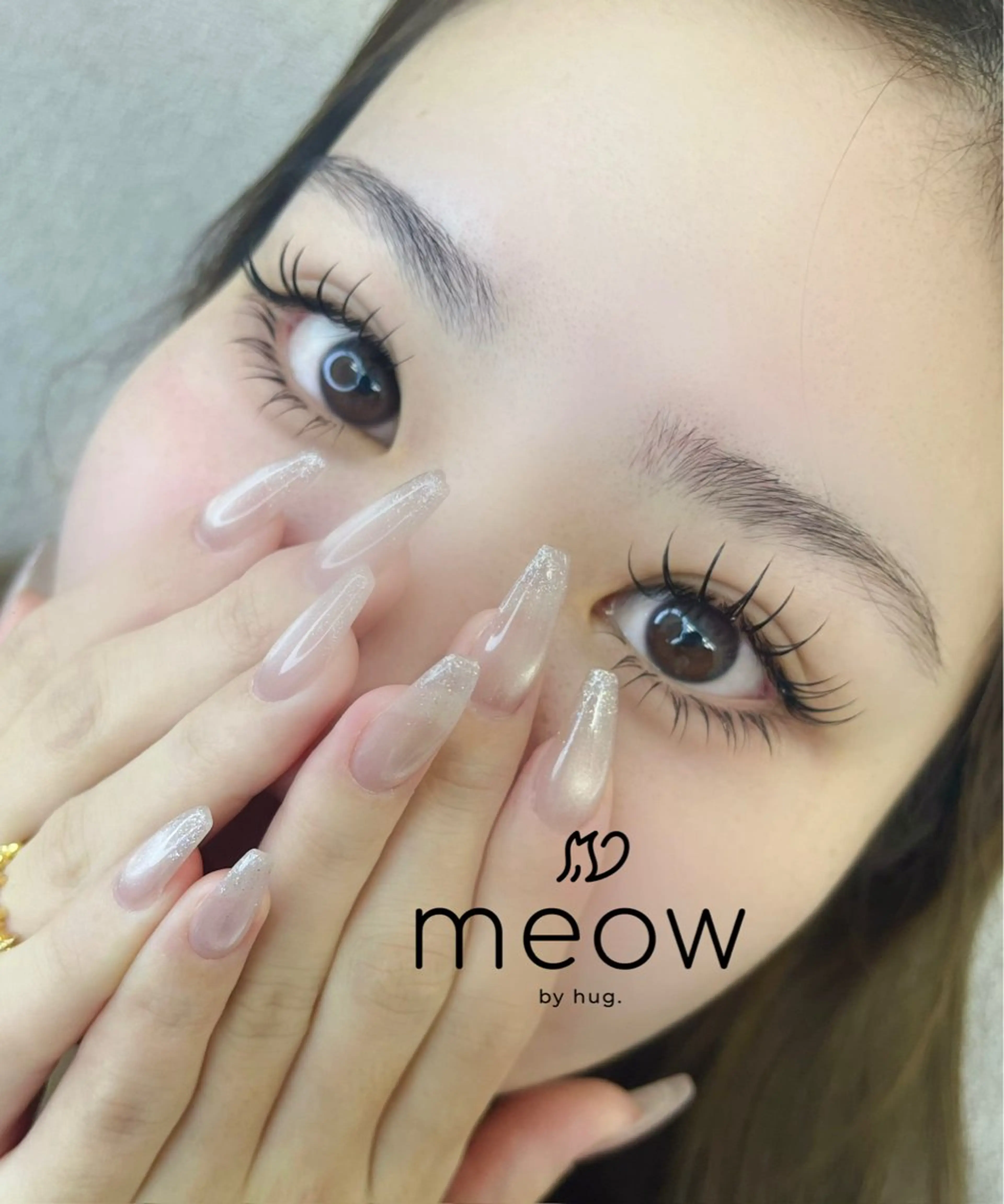 マツエク・マツパ 束感まつ毛 meow RINA 恵比寿🐈🎀のマツエク・マツパデザイン
