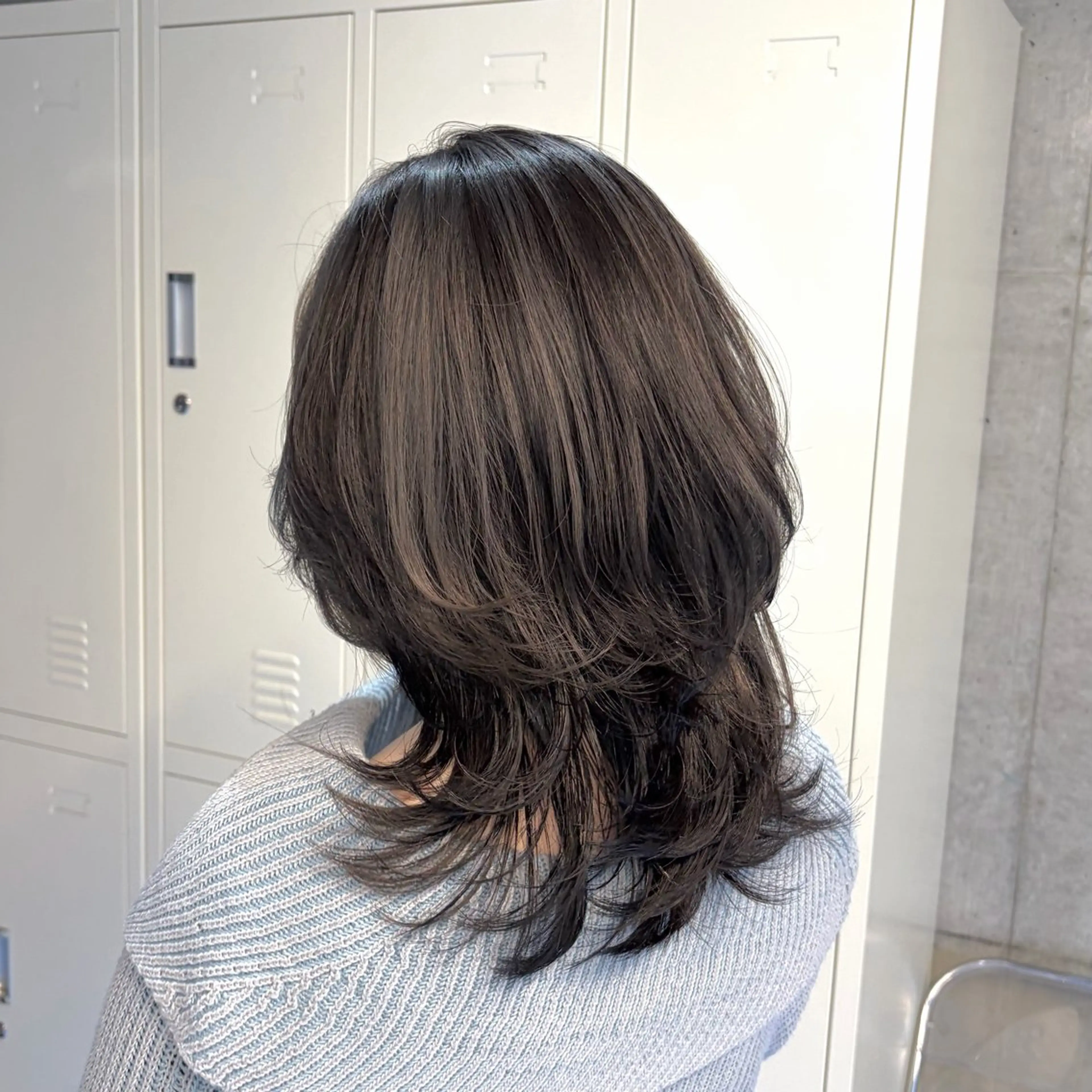 セミロング カラー カット ヘアカラー トリートメント ʜᴀʀᴜᴋᴀ♱メンズ ウルフ/ブリーチのヘアスタイル