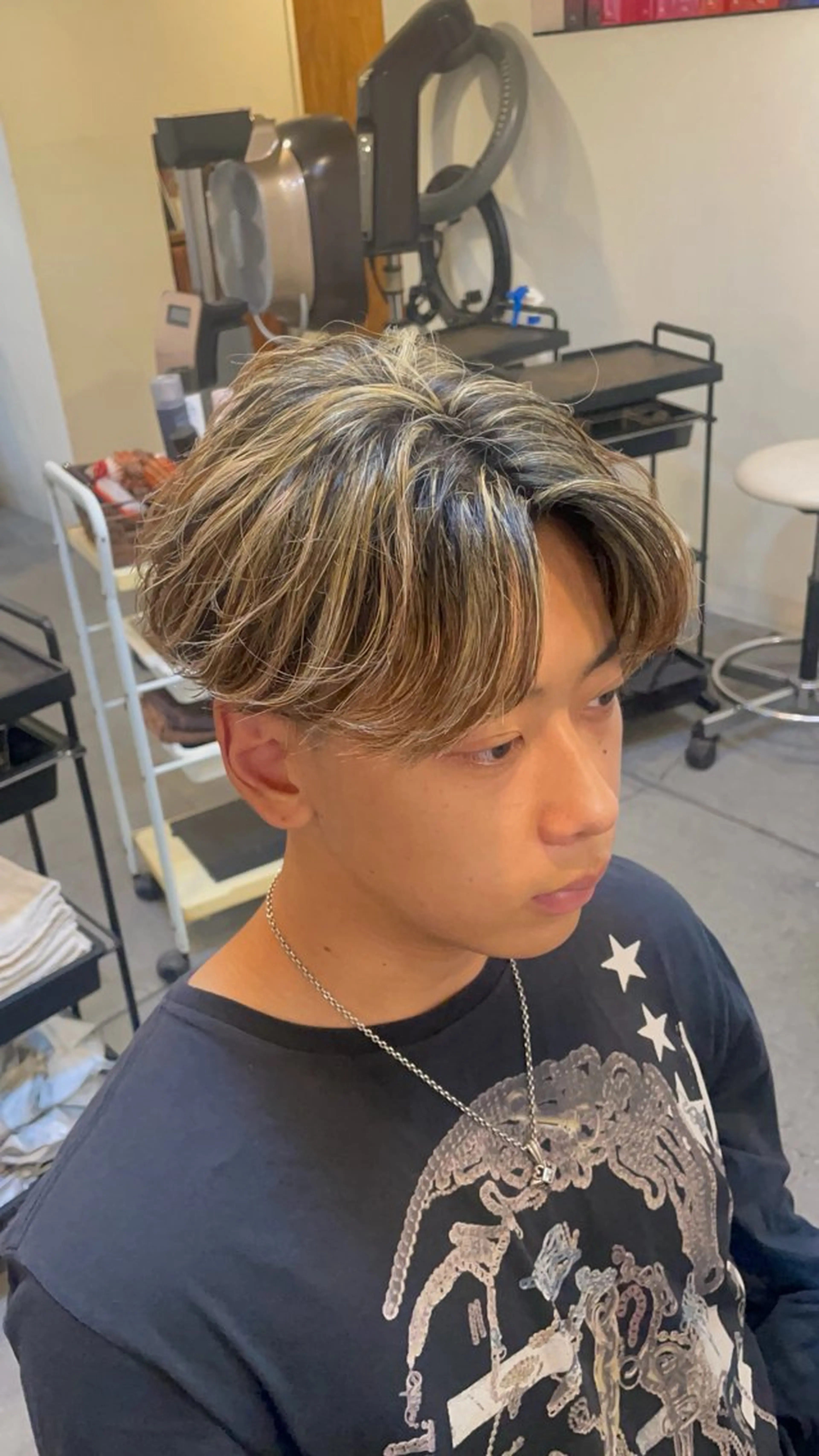 カラー メンズ カット 松本 剛成のヘアスタイル