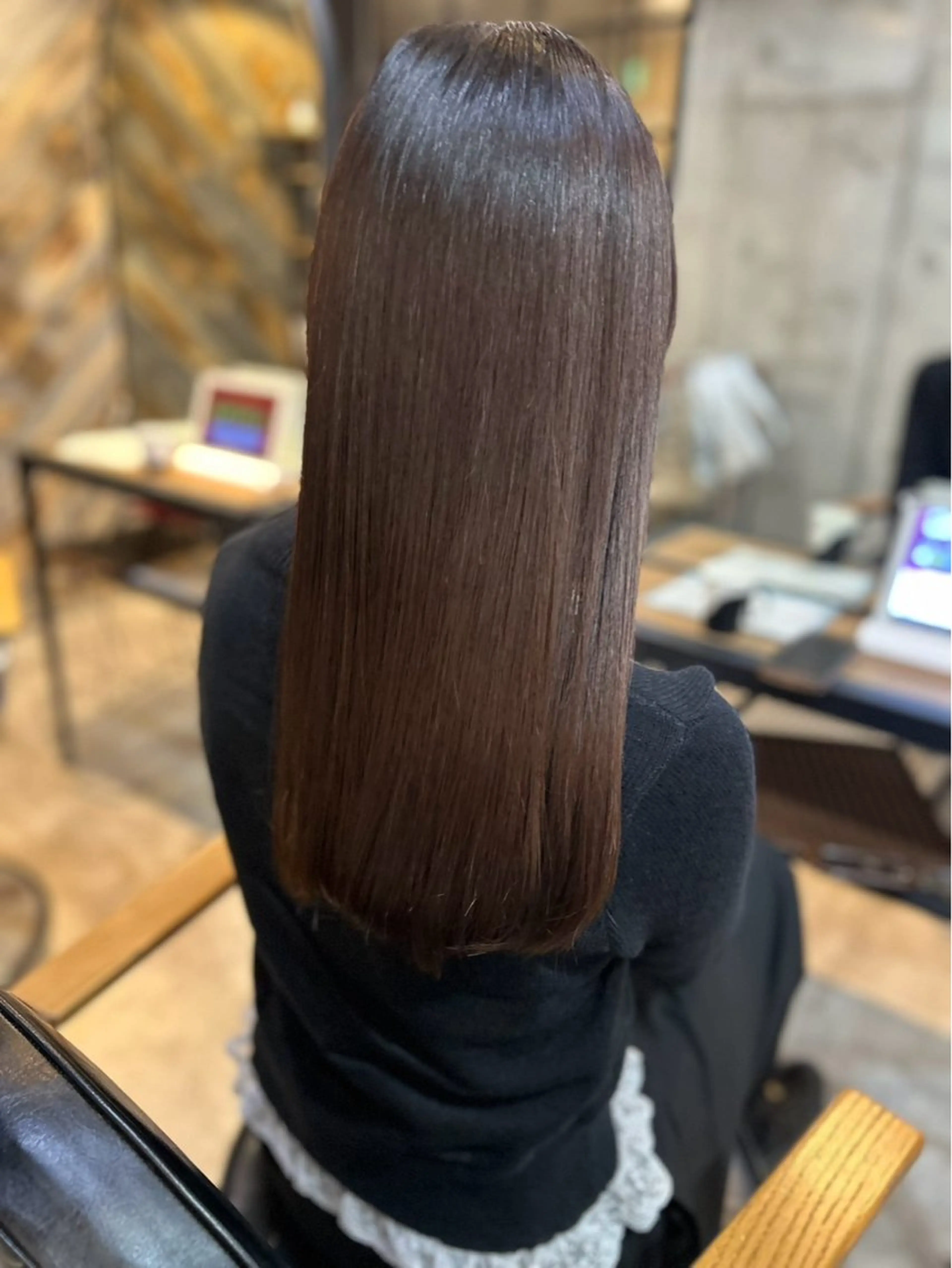 縮毛矯正の写真