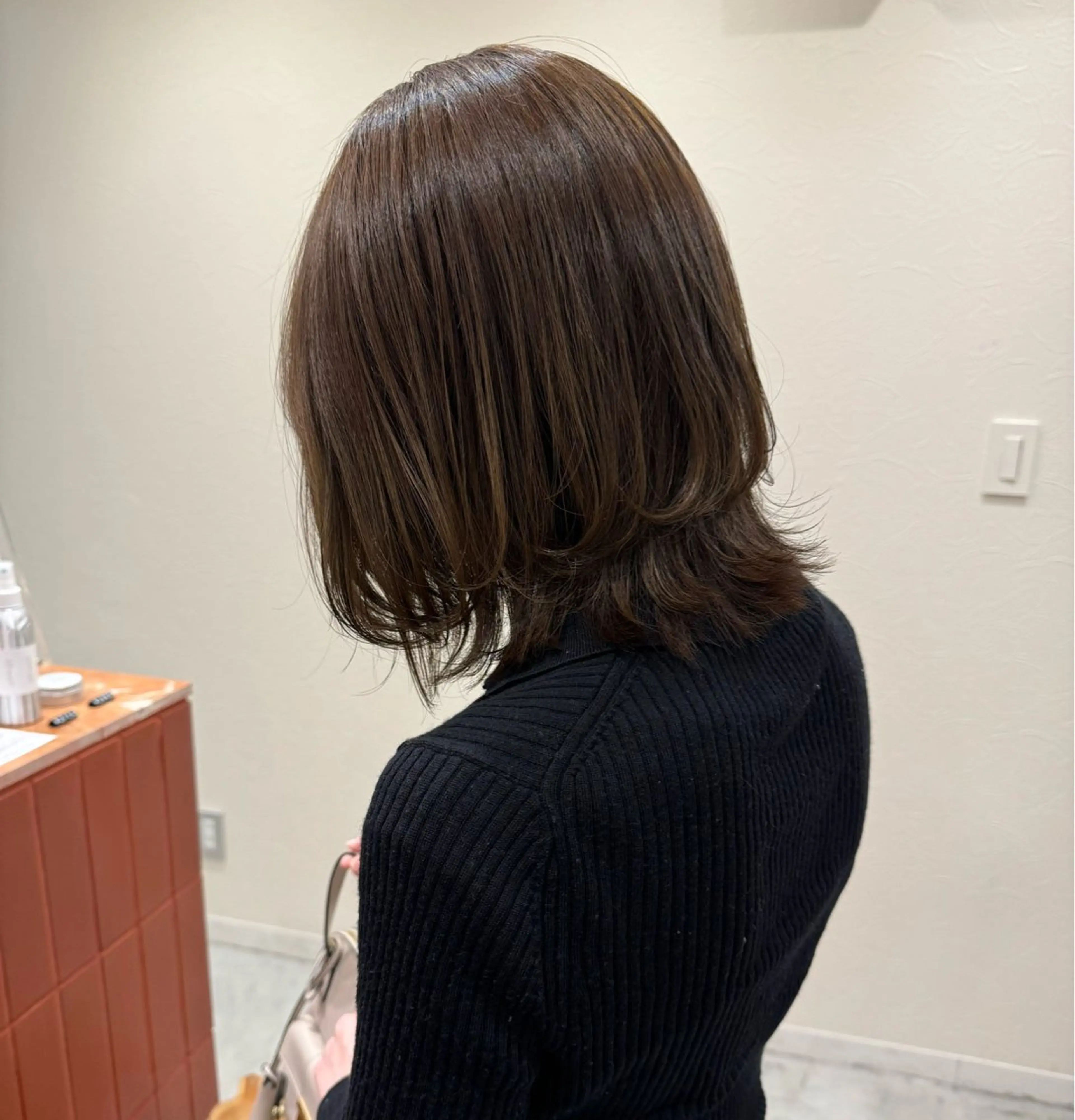 ミディアム ヘアアレンジ カット 透明感カラー ☆akoのヘアスタイル