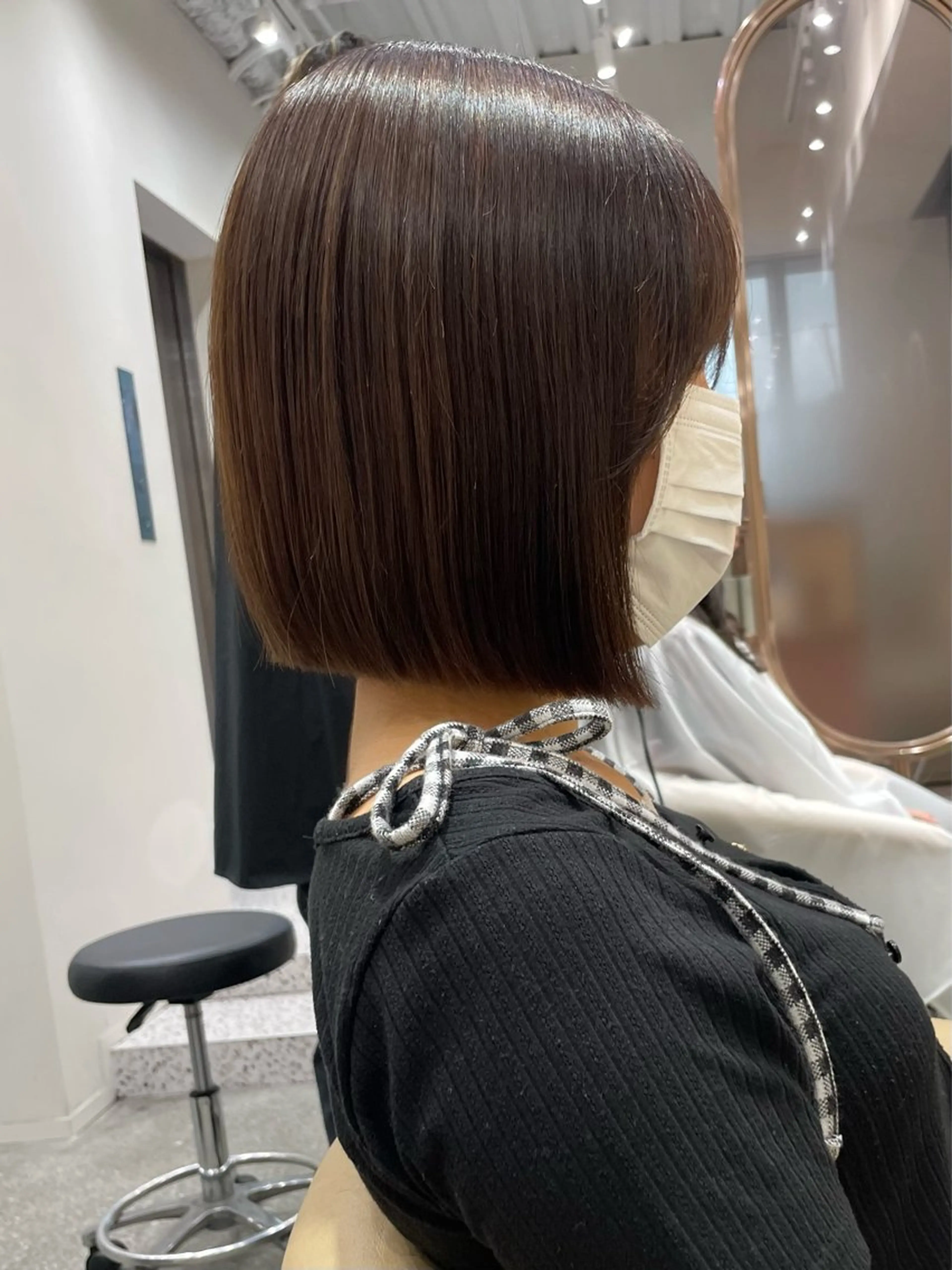 ミディアム カット 縮毛矯正 トリートメント 🐥ボブ/レイヤー 髪質改善/halcaのヘアスタイル