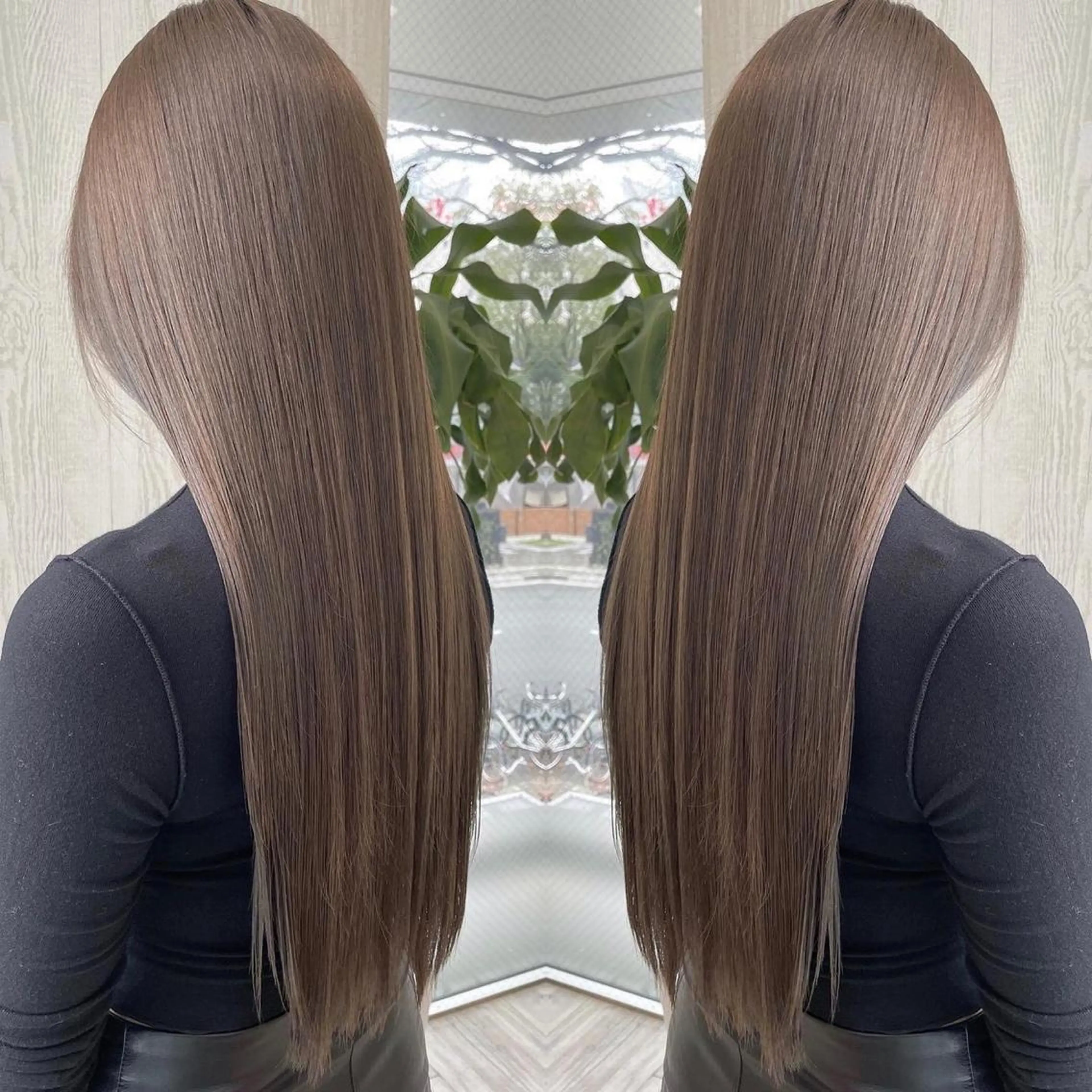 ロング カラー アッシュ ベージュカラー 透明感カラー 外国人風カラー レイヤーカット カット ヘアカラー トリートメント 河合秀明/ショート /ボブ/レイヤーのヘアスタイル