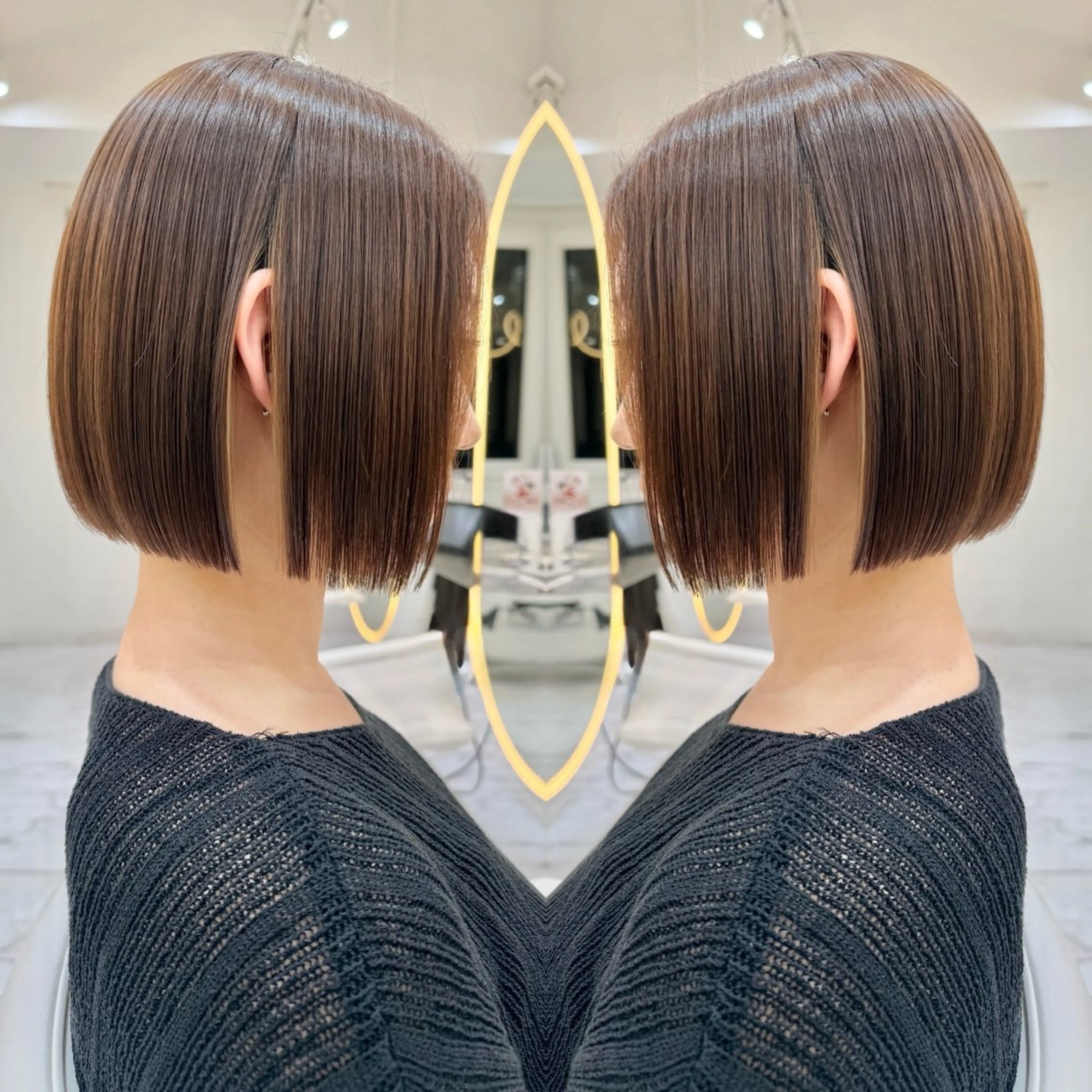 ショート ボブ/髪質改善/ ミディアム/浅川俊輝のヘアスタイル