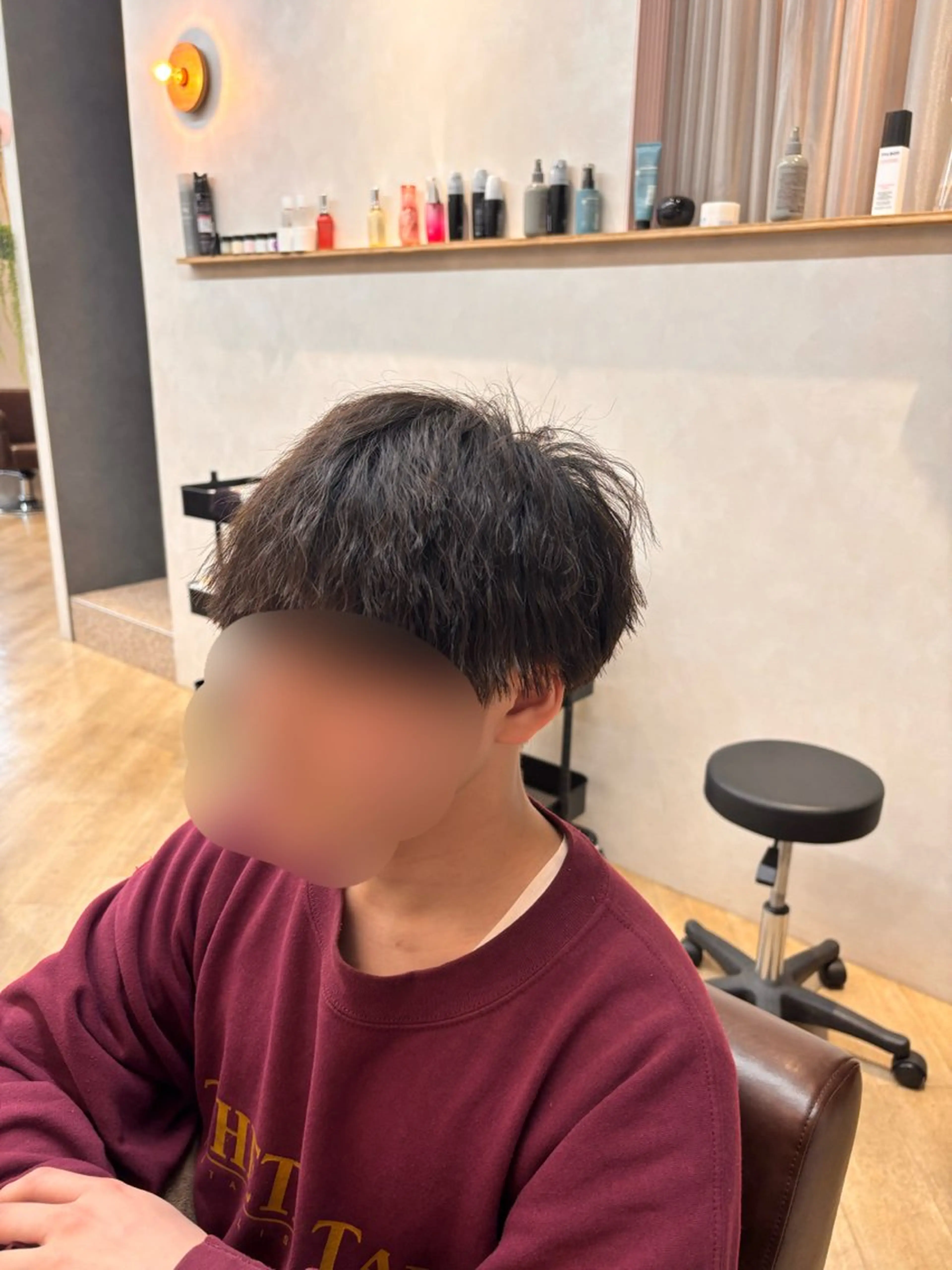 メンズ マッシュ メンズパーマ 高橋 唯のヘアスタイル
