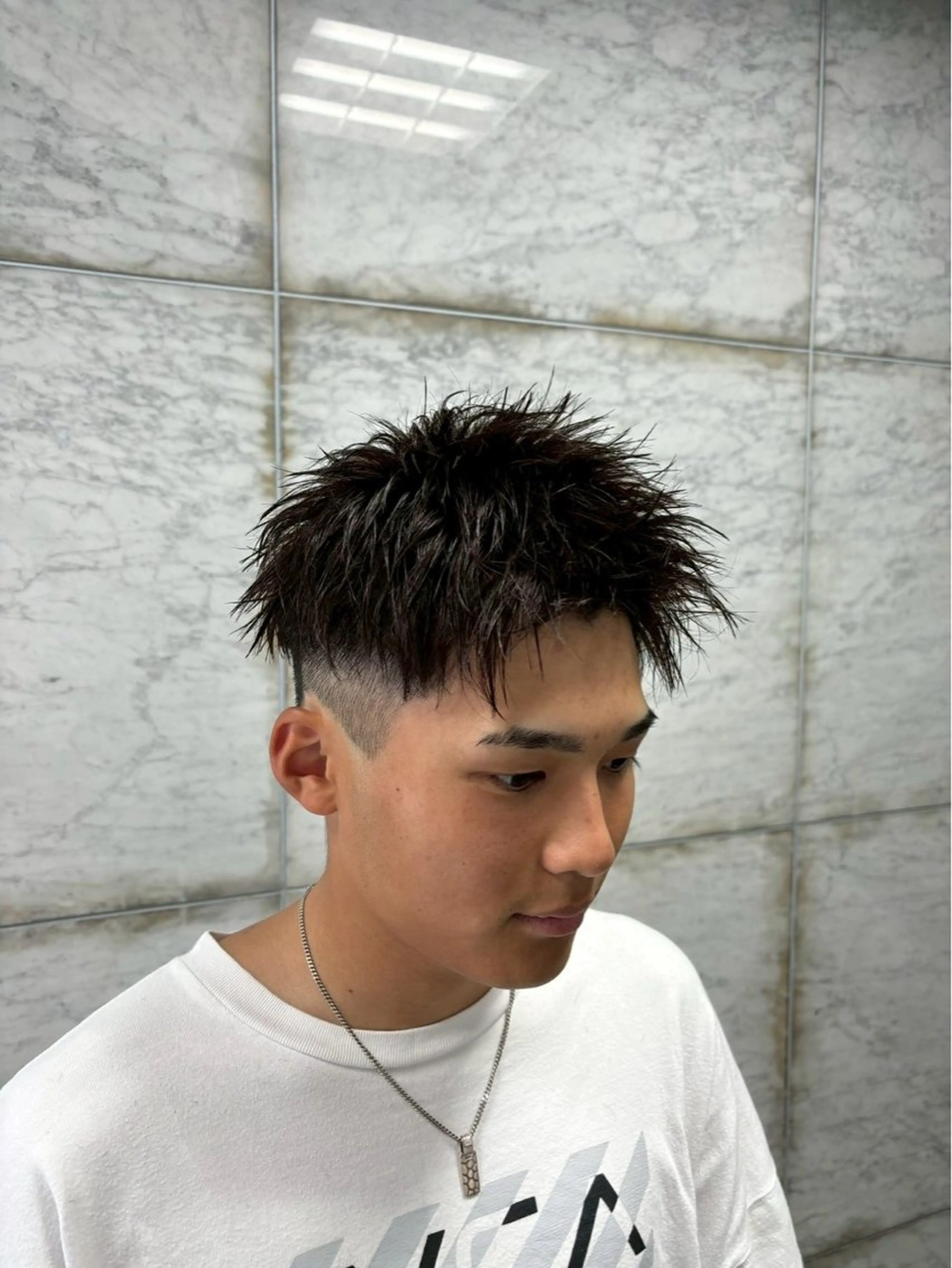 メンズ 京都駅メンズサロン マッシュのヘアスタイル