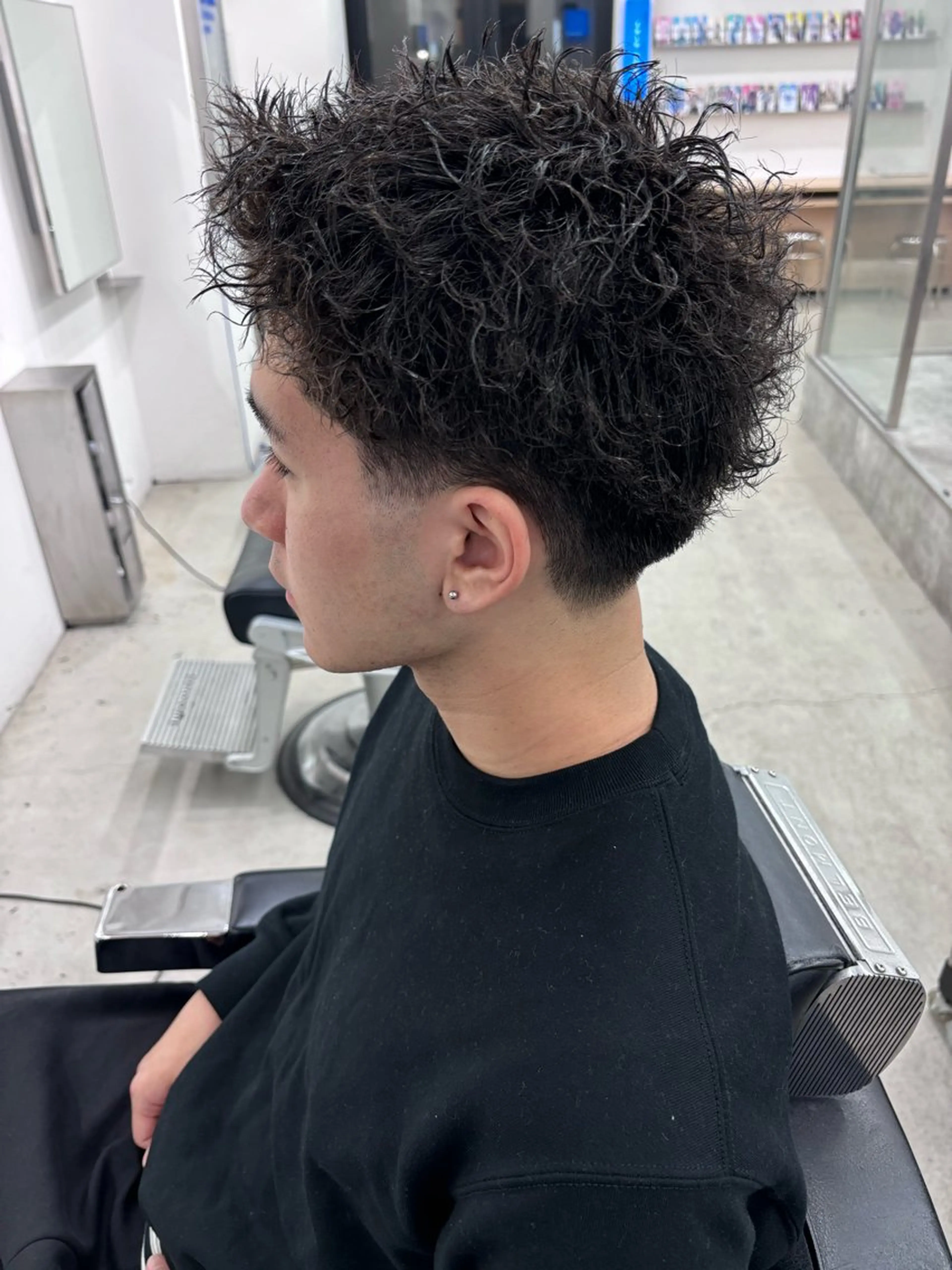 パーマ メンズ カット パーマ トリートメント 土岐 仁/メンズ専門 パーマ特化美容師🔥のヘアスタイル