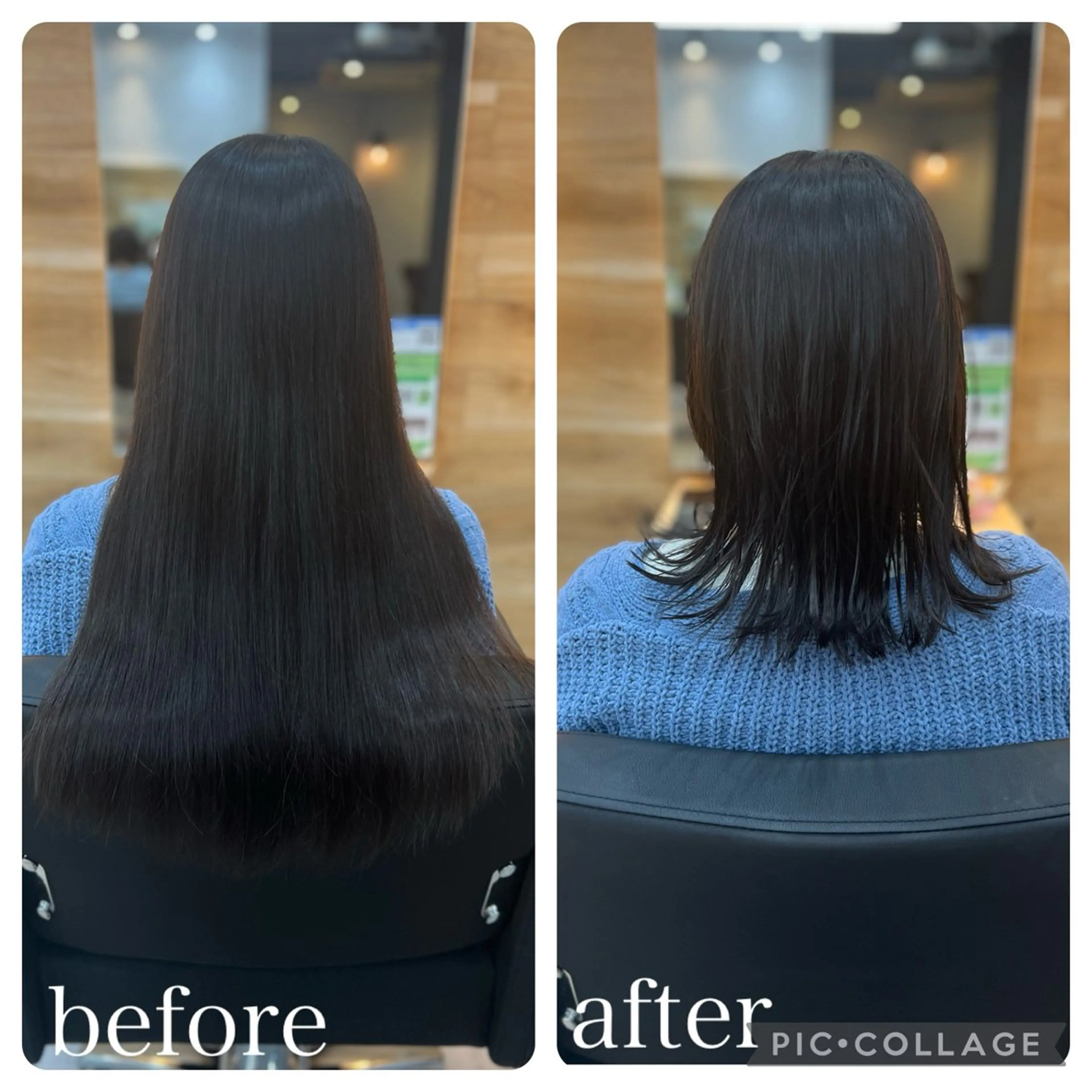 セミロング Aguhair milo森山知幸のヘアスタイル