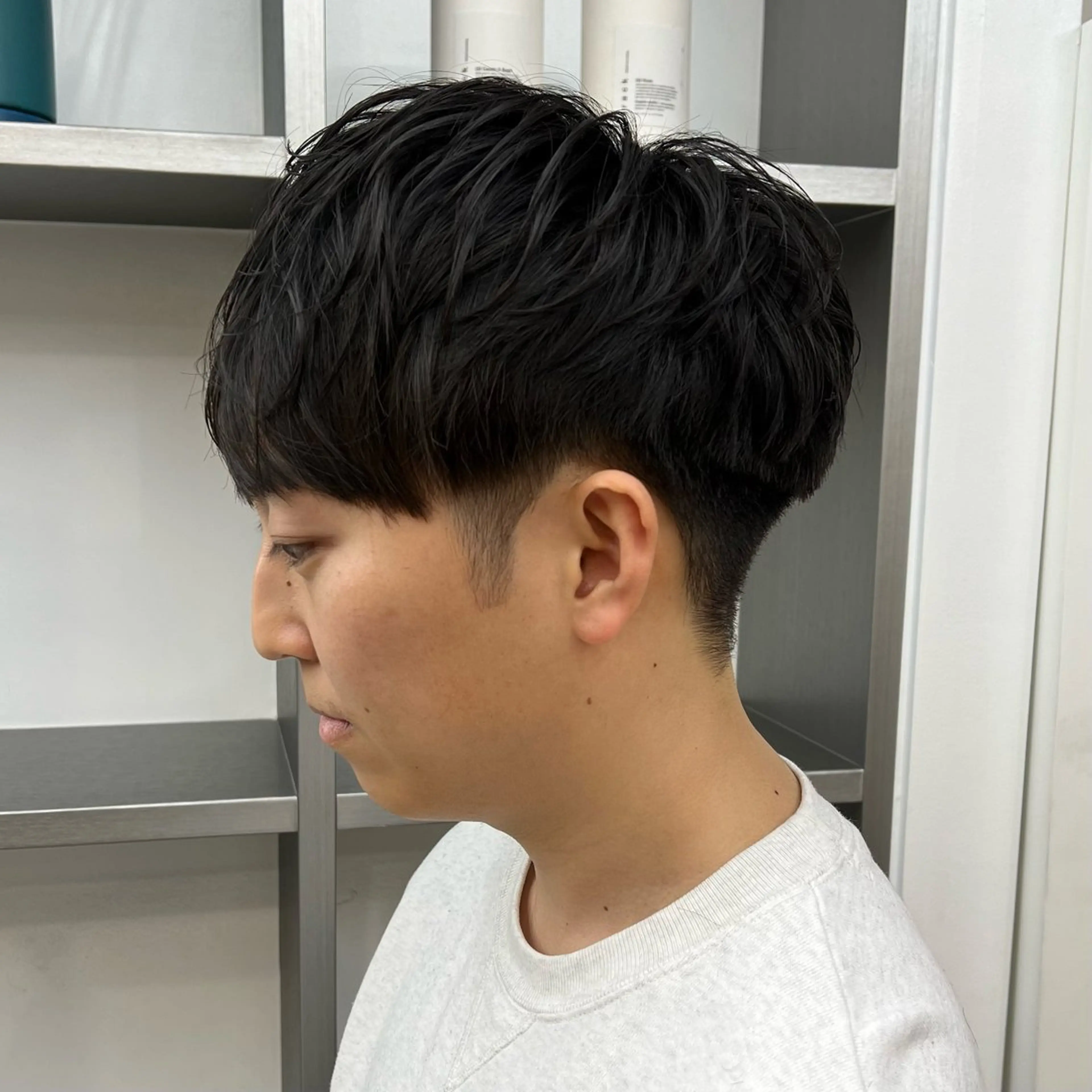 ショート メンズ カット トリートメント ヘアセット 🫧ハイトーン×艶 カラー🫧 Rionのヘアスタイル