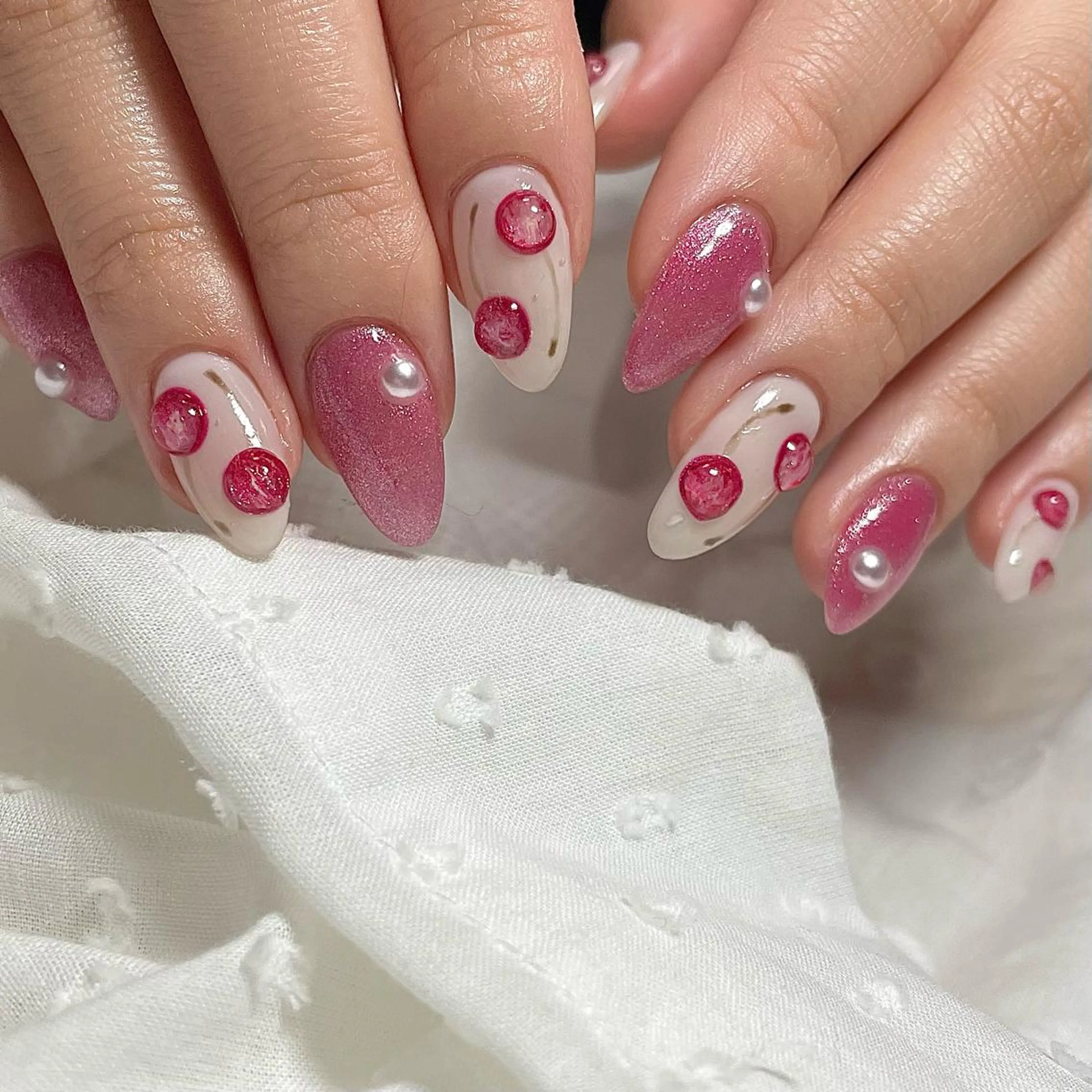 ネイル 持ち込み ハンドネイル Nailsalon BLOOM🌷 山崎のネイルデザイン