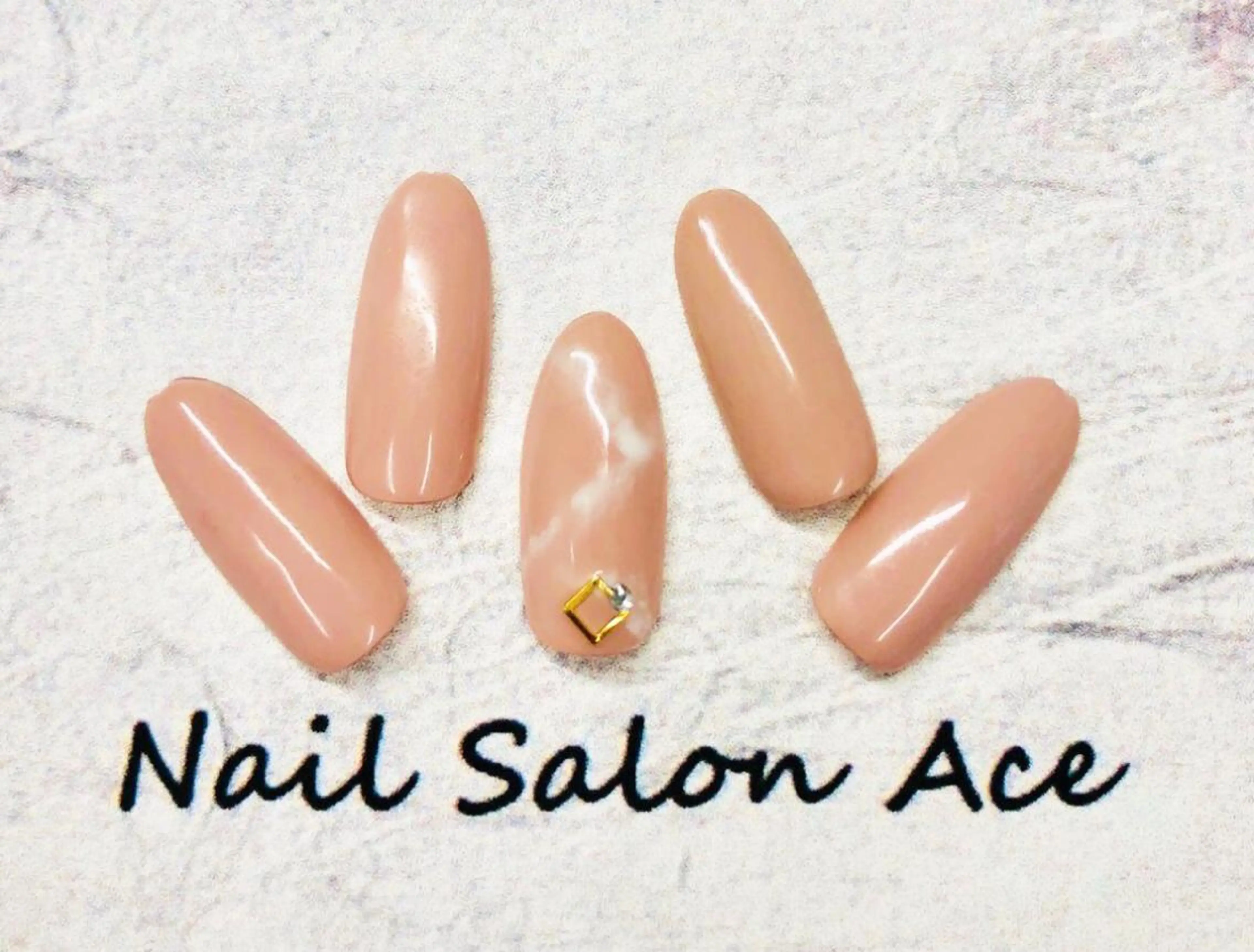 ネイル アートネイル オフィスネイル シンプルネイル 池袋フィルイン Ace♡Nailのネイルデザイン
