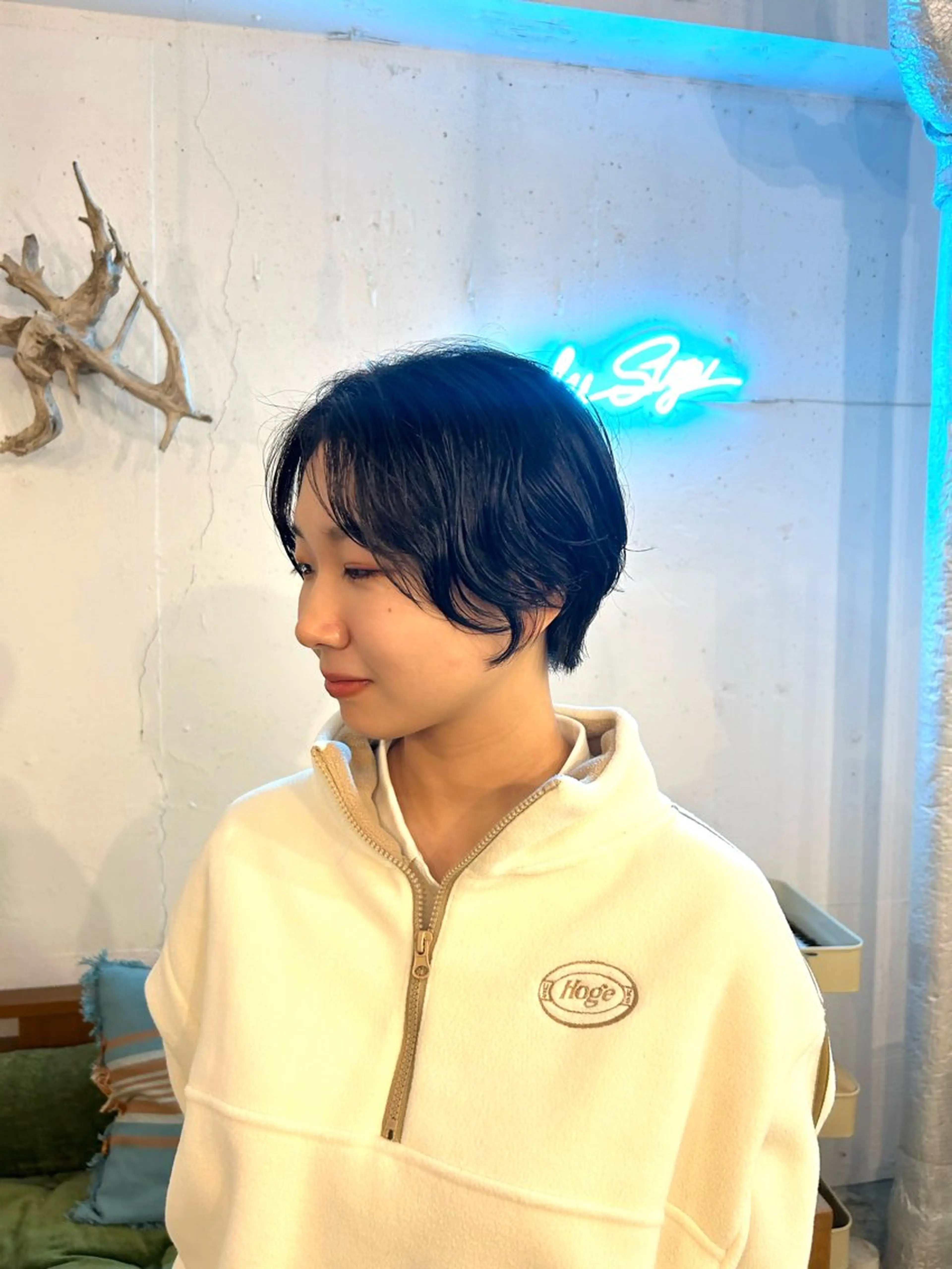 ショート パーマ Seaby / 木上 綾菜のヘアスタイル