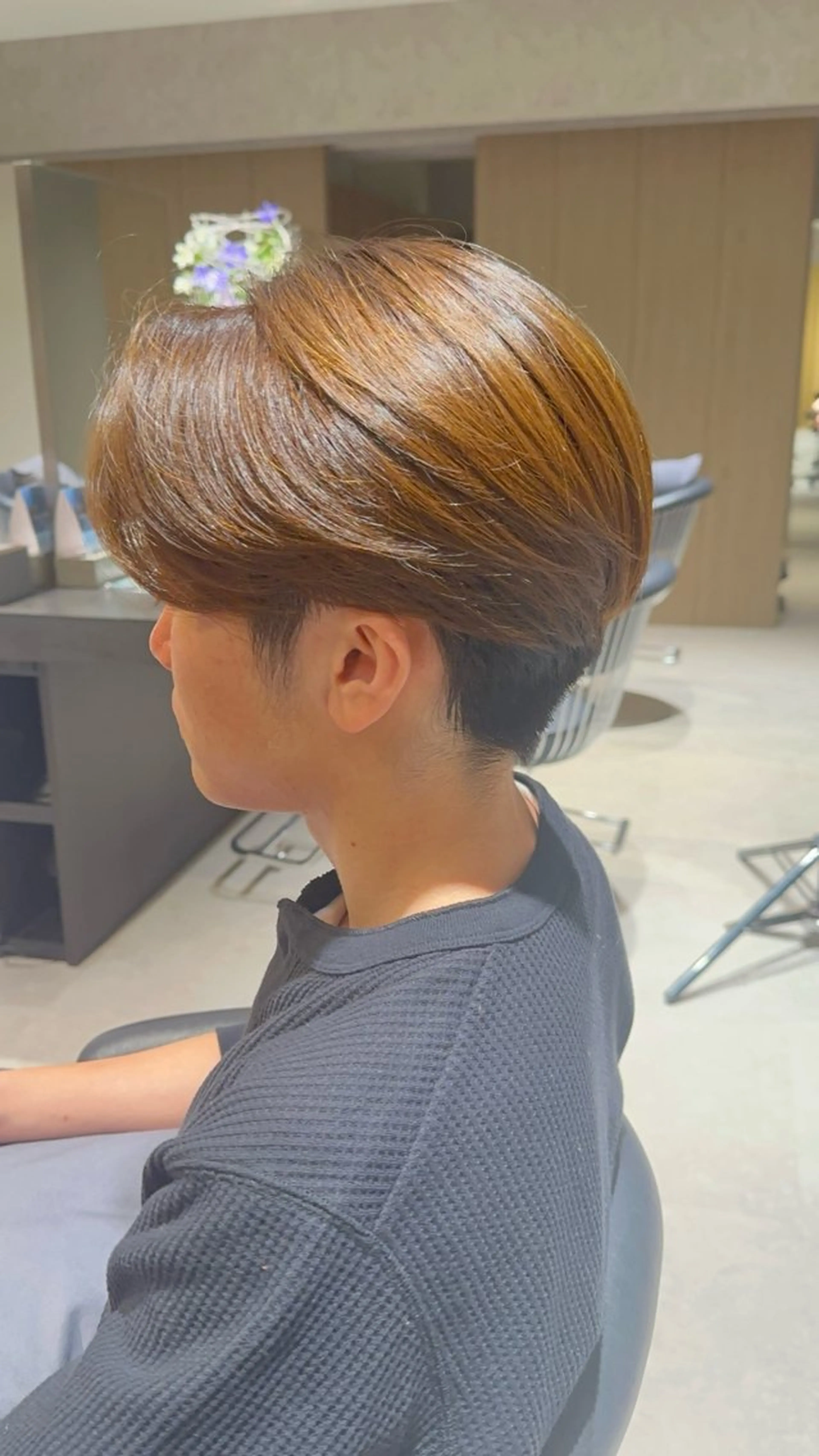 カラー ヘアカラー トリートメント makita cocoroのヘアスタイル