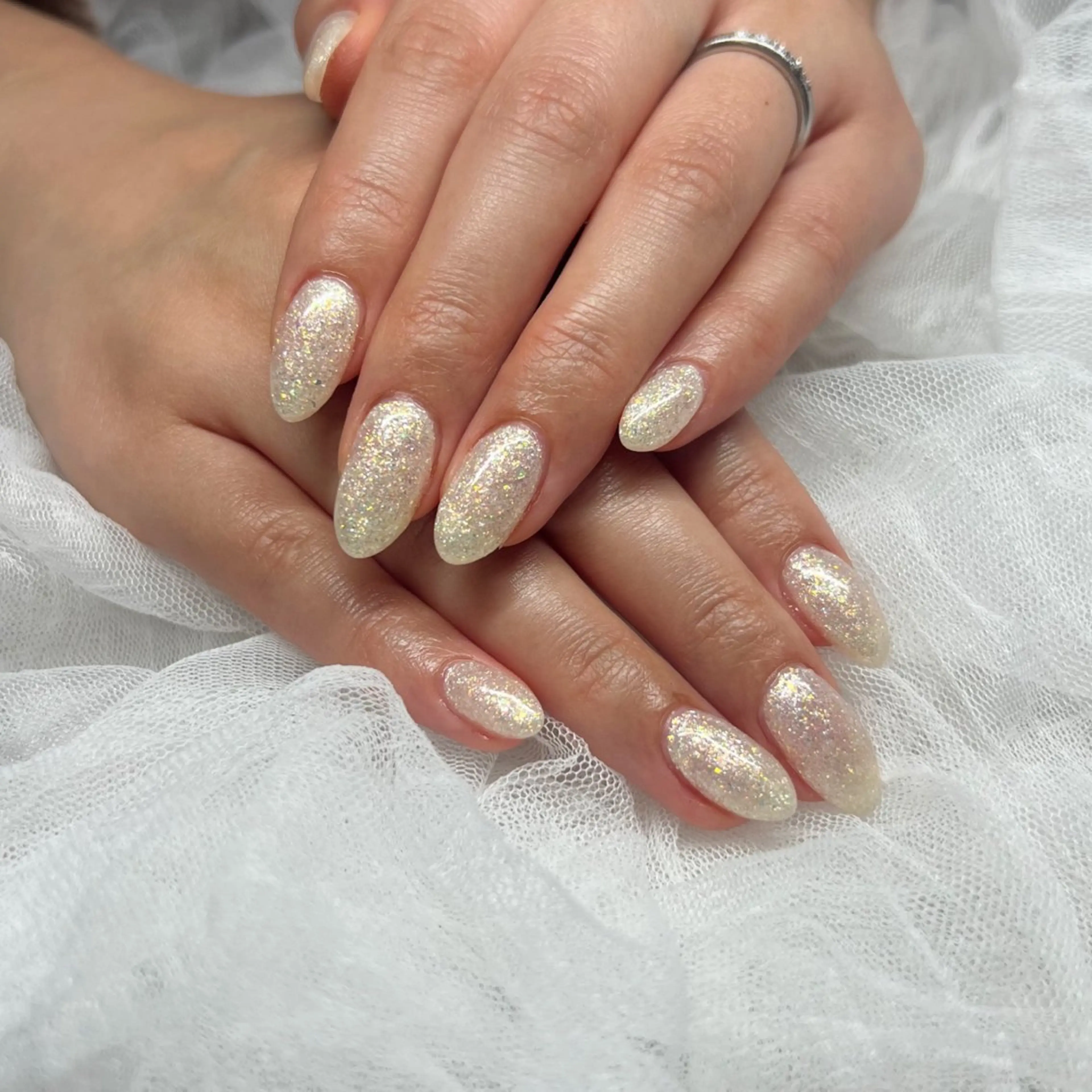 ネイル キラキラネイル ラメ(グリッター) ルミエナ銀座 KATAOKAのネイルデザイン