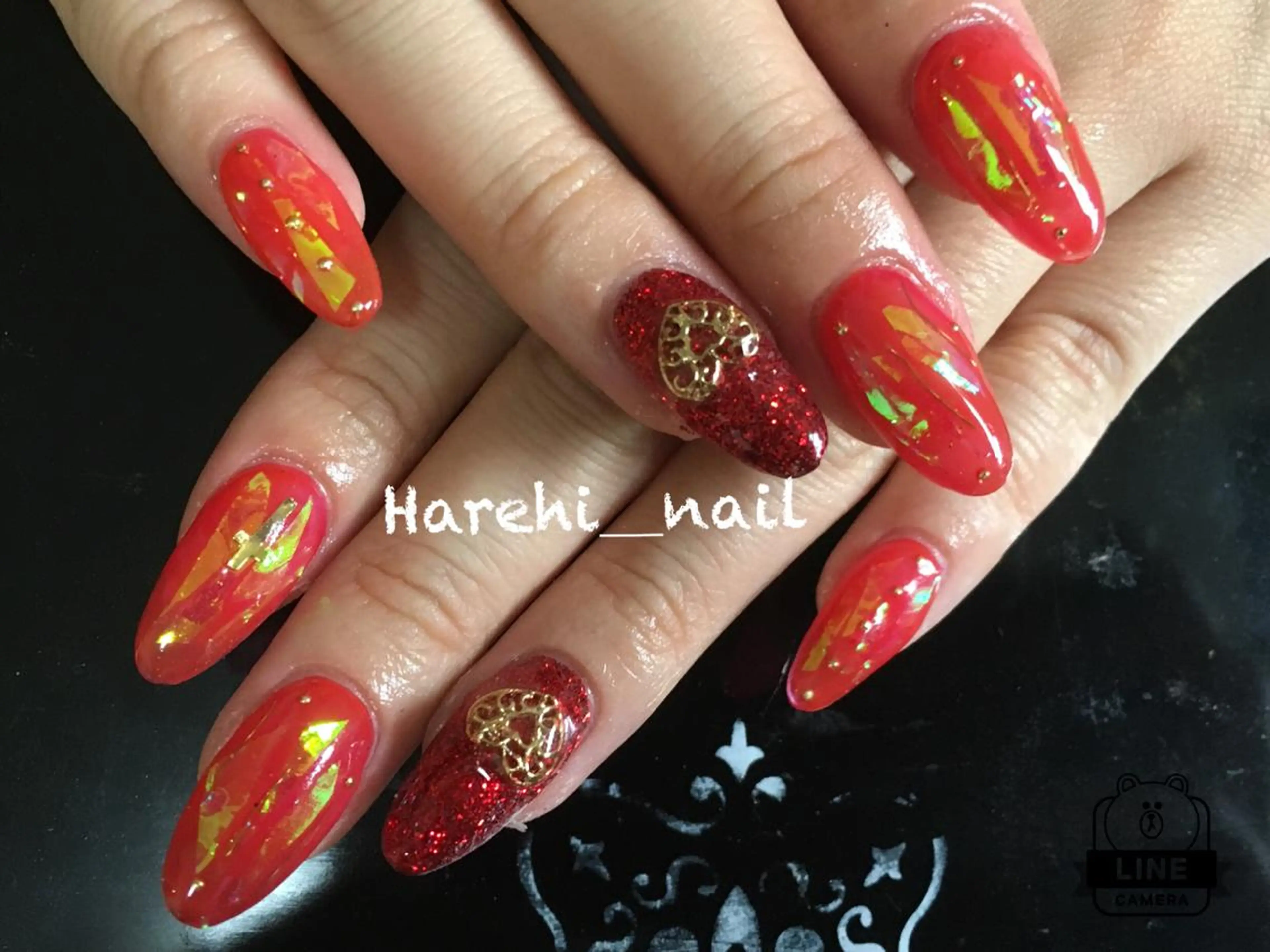 ネイル スカルプネイル ハンドネイル Harehi_ nailのネイルデザイン