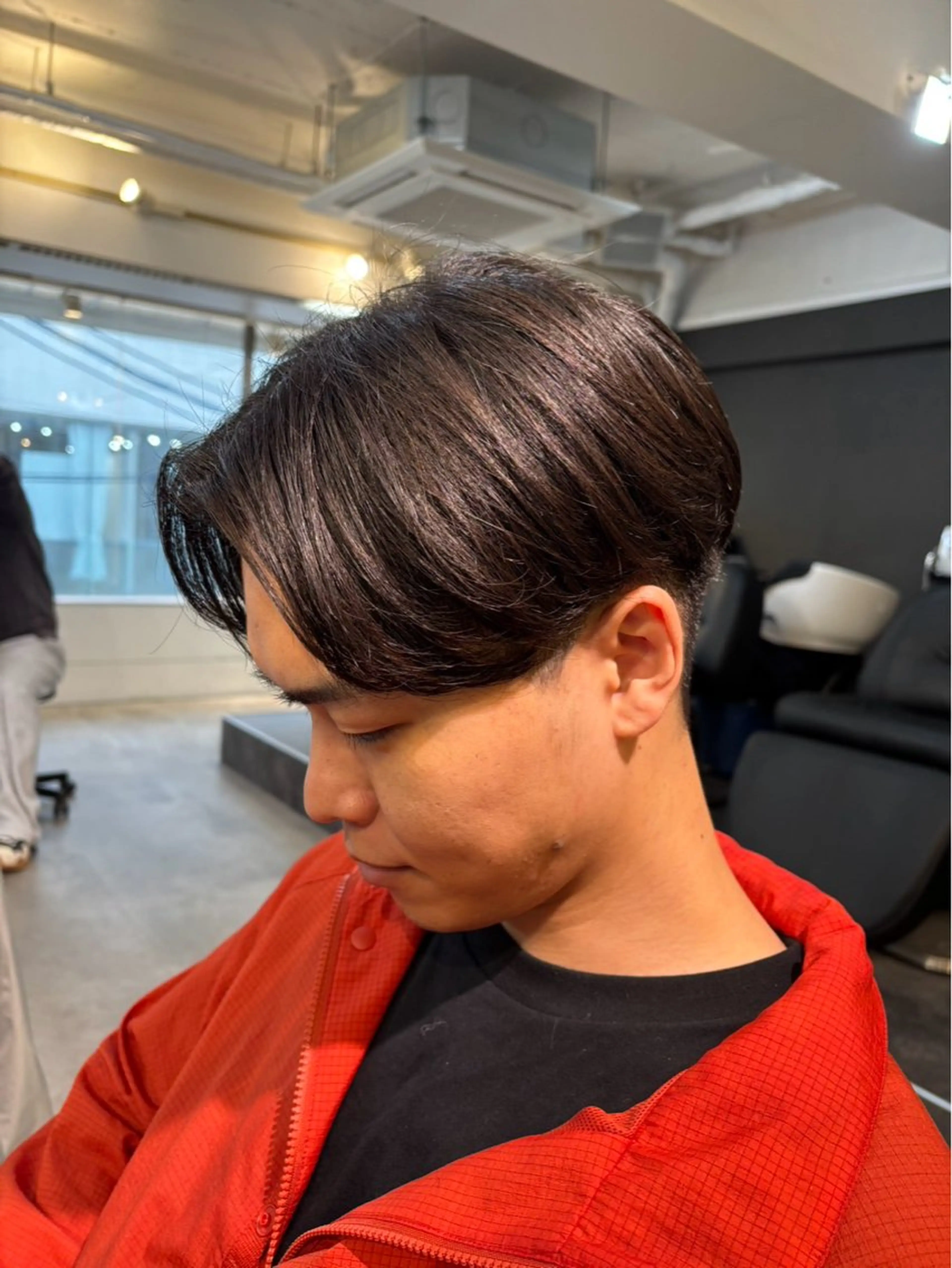メンズ センターパート SHO  EXCIA 西北メンズサロン✂️のヘアスタイル