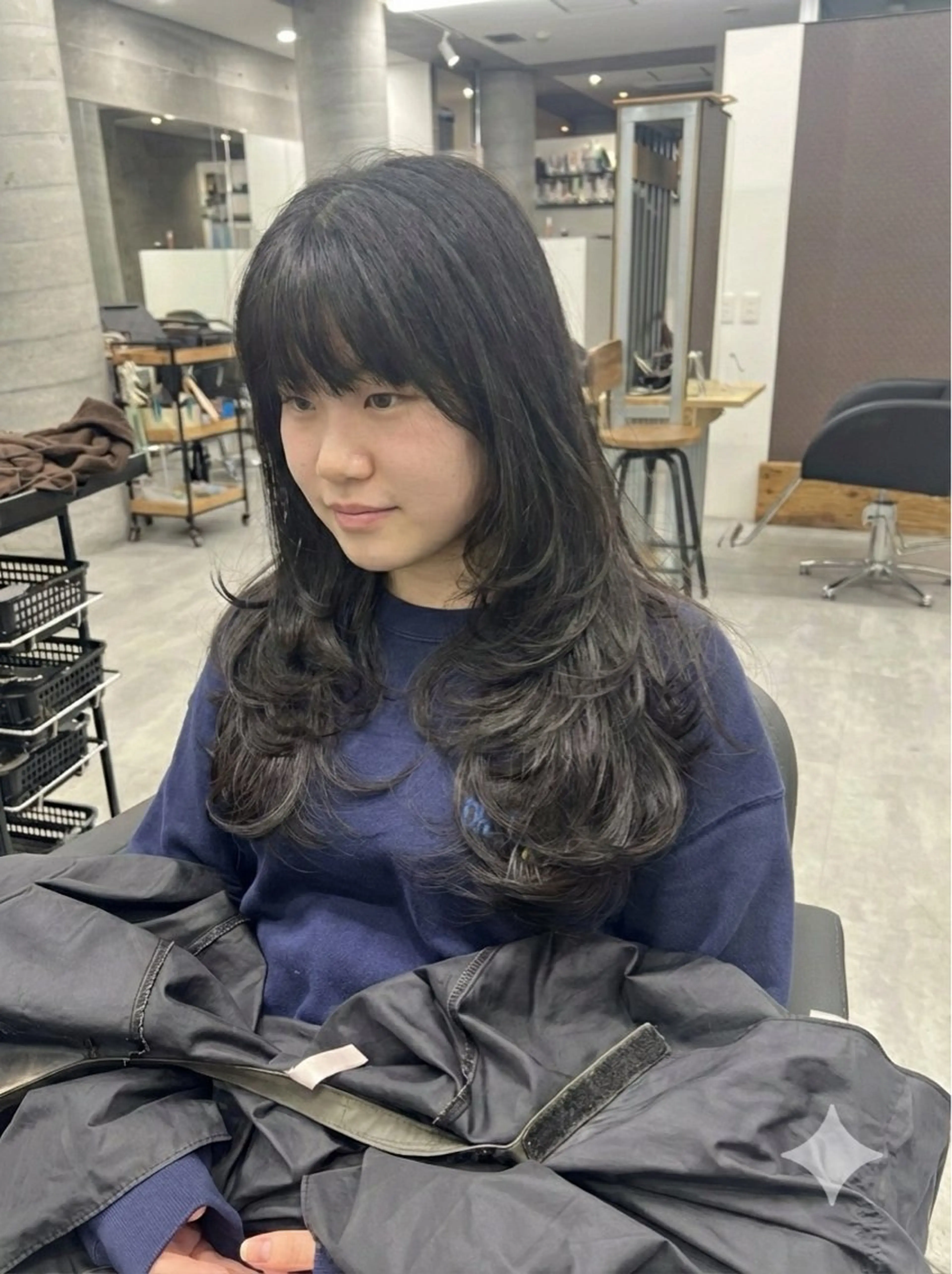 ロング レイヤーカット カット トリートメント ヘッドスパ welring hair salonのヘアスタイル