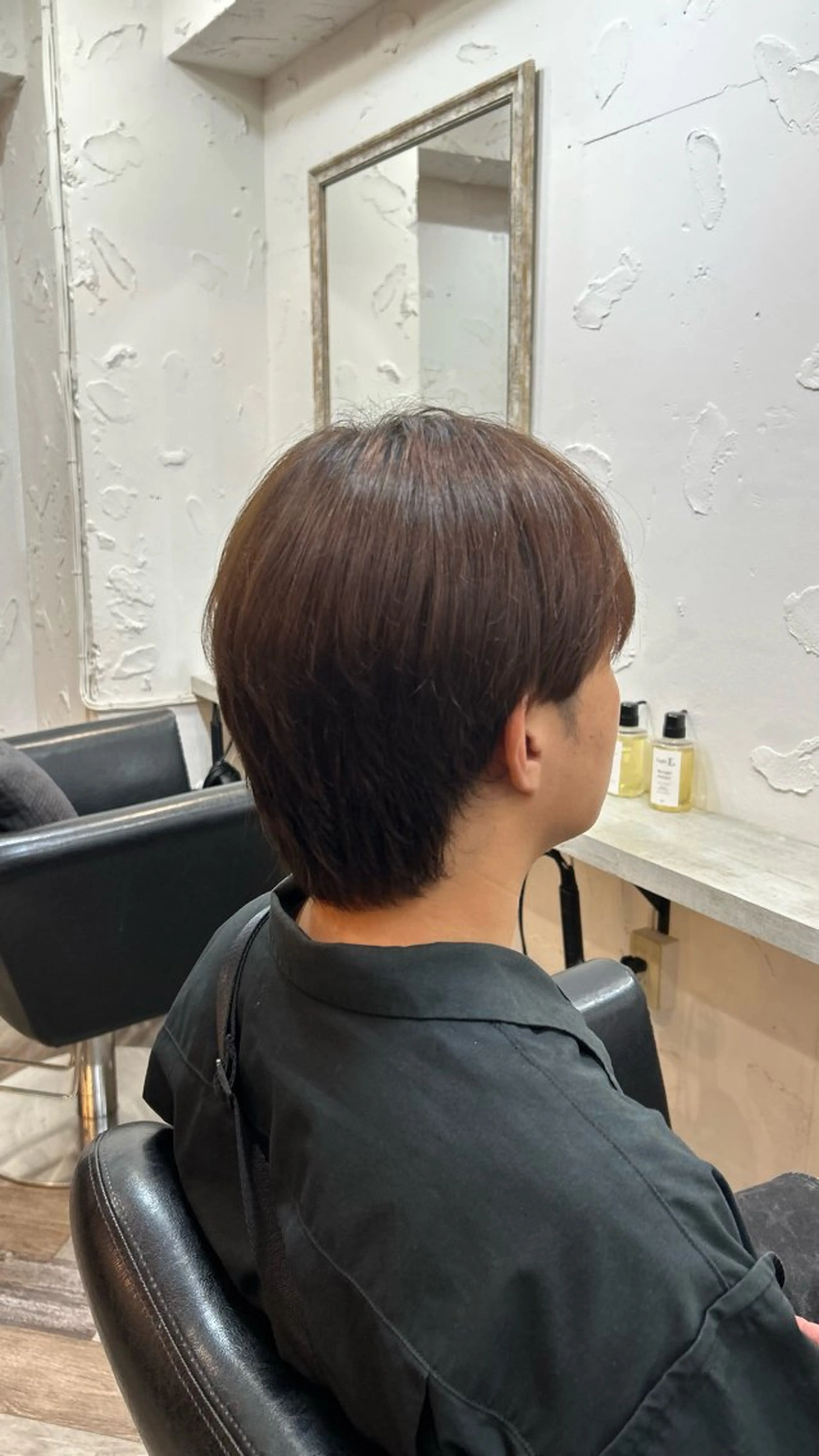 カラー メンズ マッシュウルフ マッシュ メンズウルフカット ウルフカット HONAMI ．のヘアスタイル