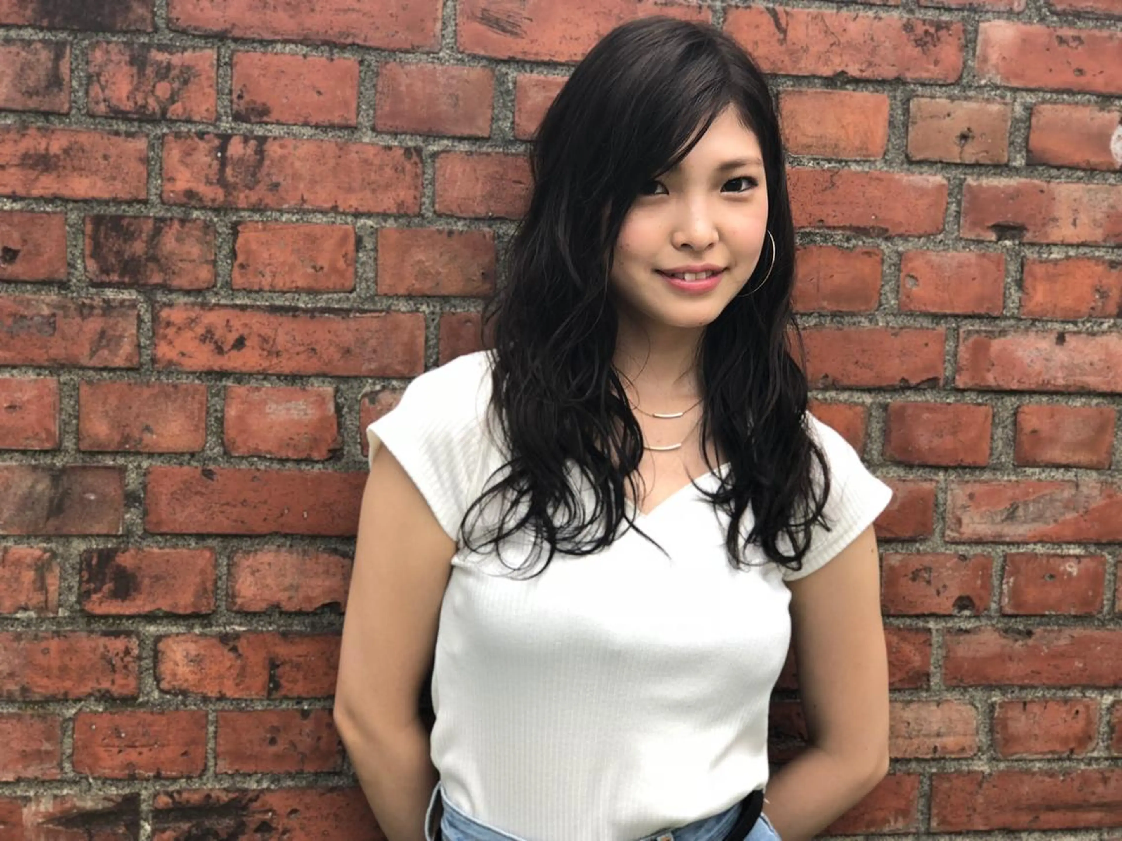 ロング カラー アッシュ カット ヘアカラー トリートメント 及川 祐輔のヘアスタイル